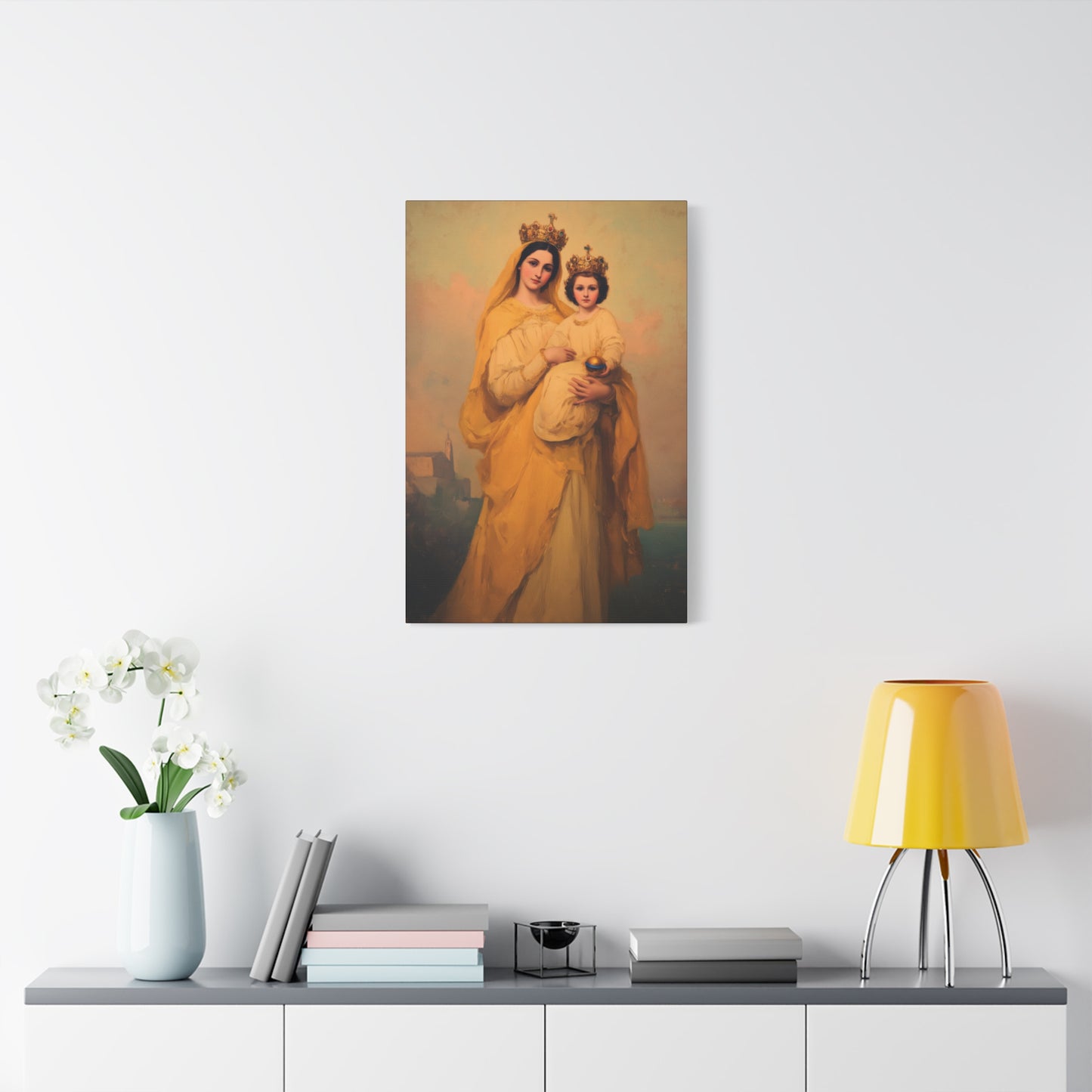 Our Lady of Prompt Succor - Gallery Wrapped Canvas - Print - Religious Art for your Home - Catholic