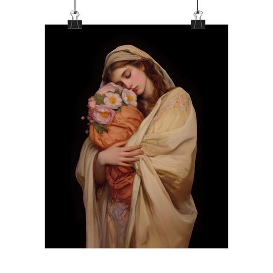 The Silent Cry of the Holy Innocents - The Feast of the Holy Innocents - Multiple Sizes - Premium Posters - Catholic Art - Christian