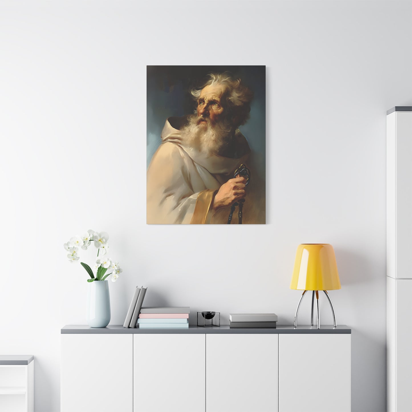 Saint Peter the Apostle - Museum Wrapped Canvas - Print - Religious Art for your Home - Christian print - Prayer Room - Catholic