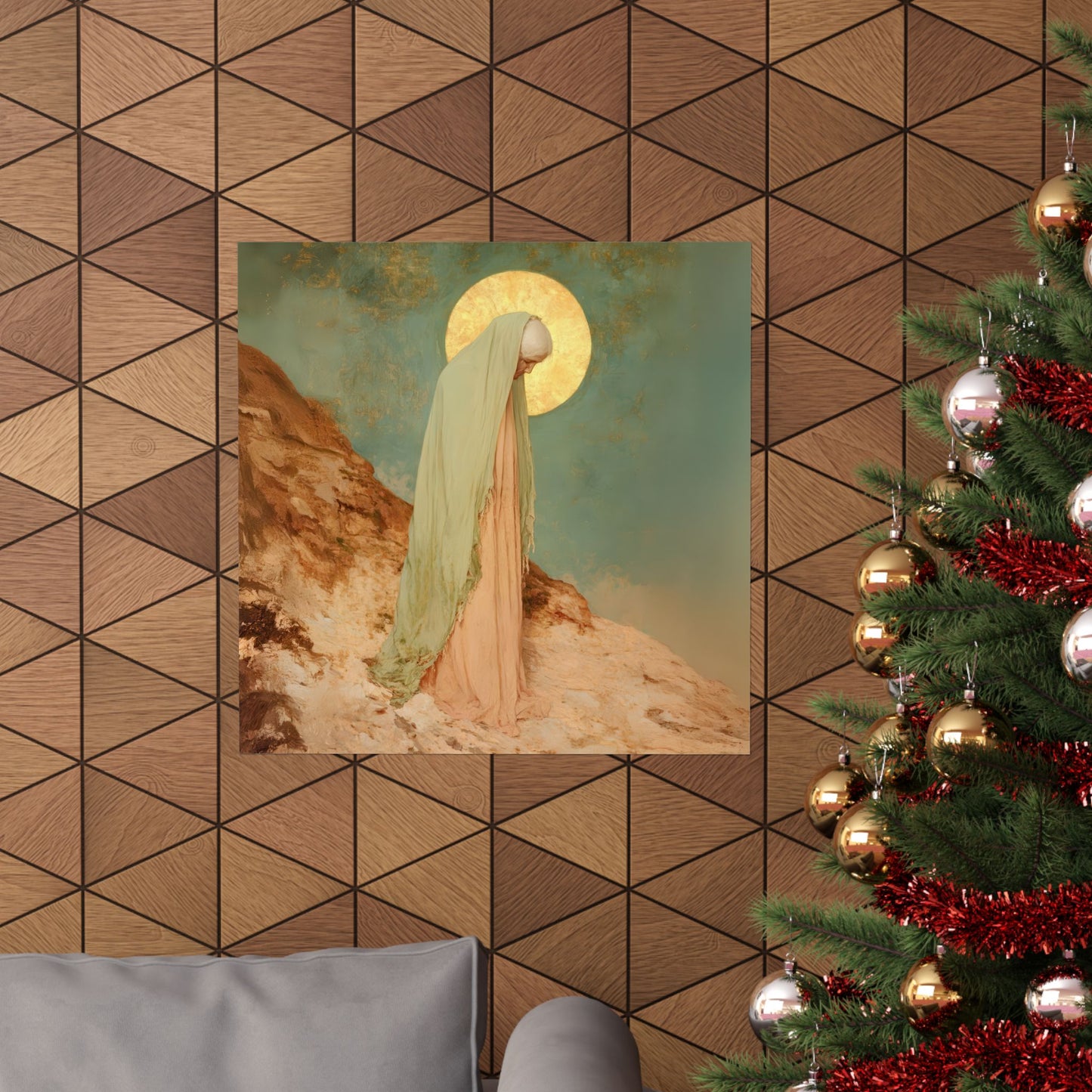 Saint Melania the Elder - Desert Mother - Sanctified Souls Print - Multiple Sizes - Premium Matte Vertical Posters