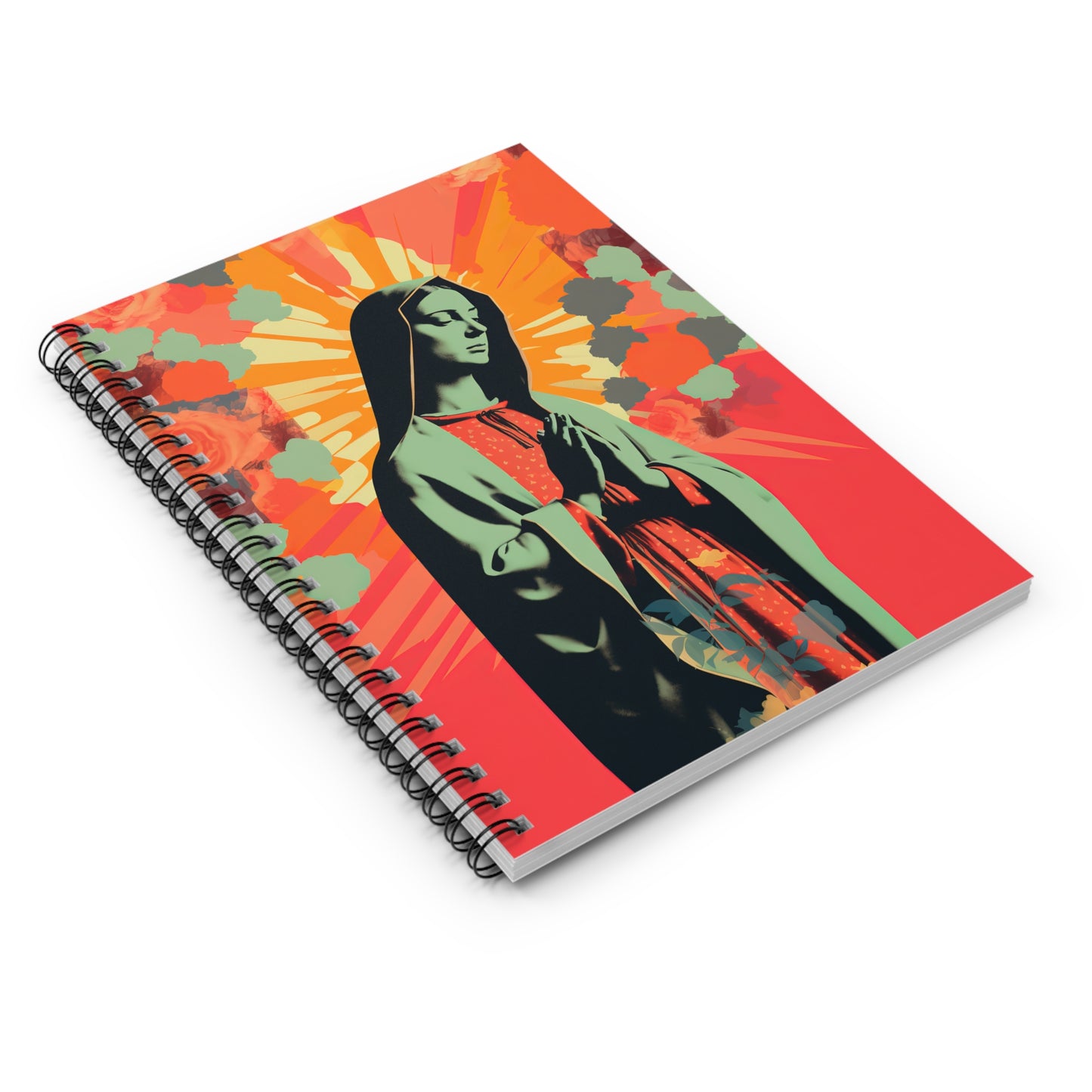 Queen of Heaven : Mother Mary in Prayer Journal - Sanctified Souls Art - Religious Based Notebook - Spiral Notebook - Ruled Line
