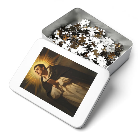 Saint Thomas Aquinas - Puzzle and Keepsake Tin - Religious Jigsaw Puzzle (30, 110, 252, 500,1000-Piece) - Religious Puzzle