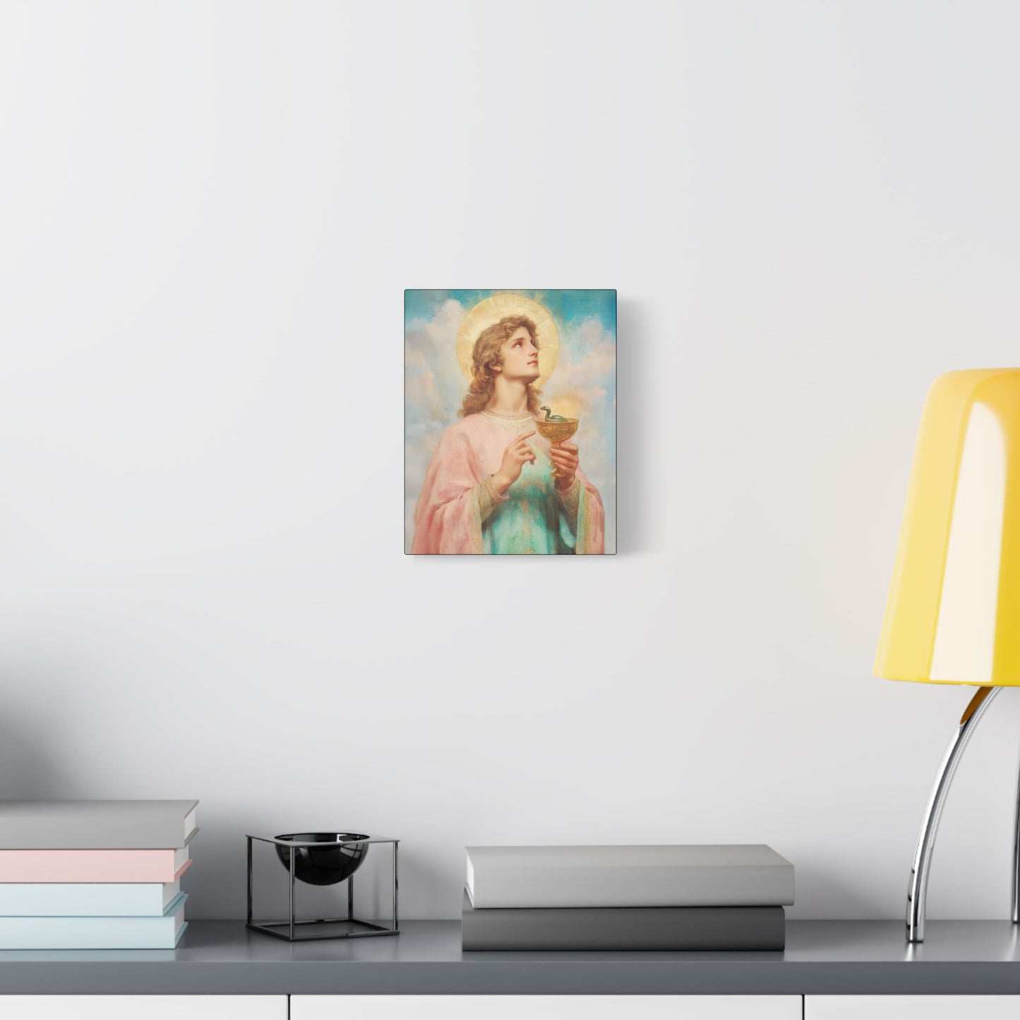 Saint John the Apostle Wrapped Canvas Print - Multiple Sizes - Catholic Home art Matte Canvas, Stretched - Disciple Print