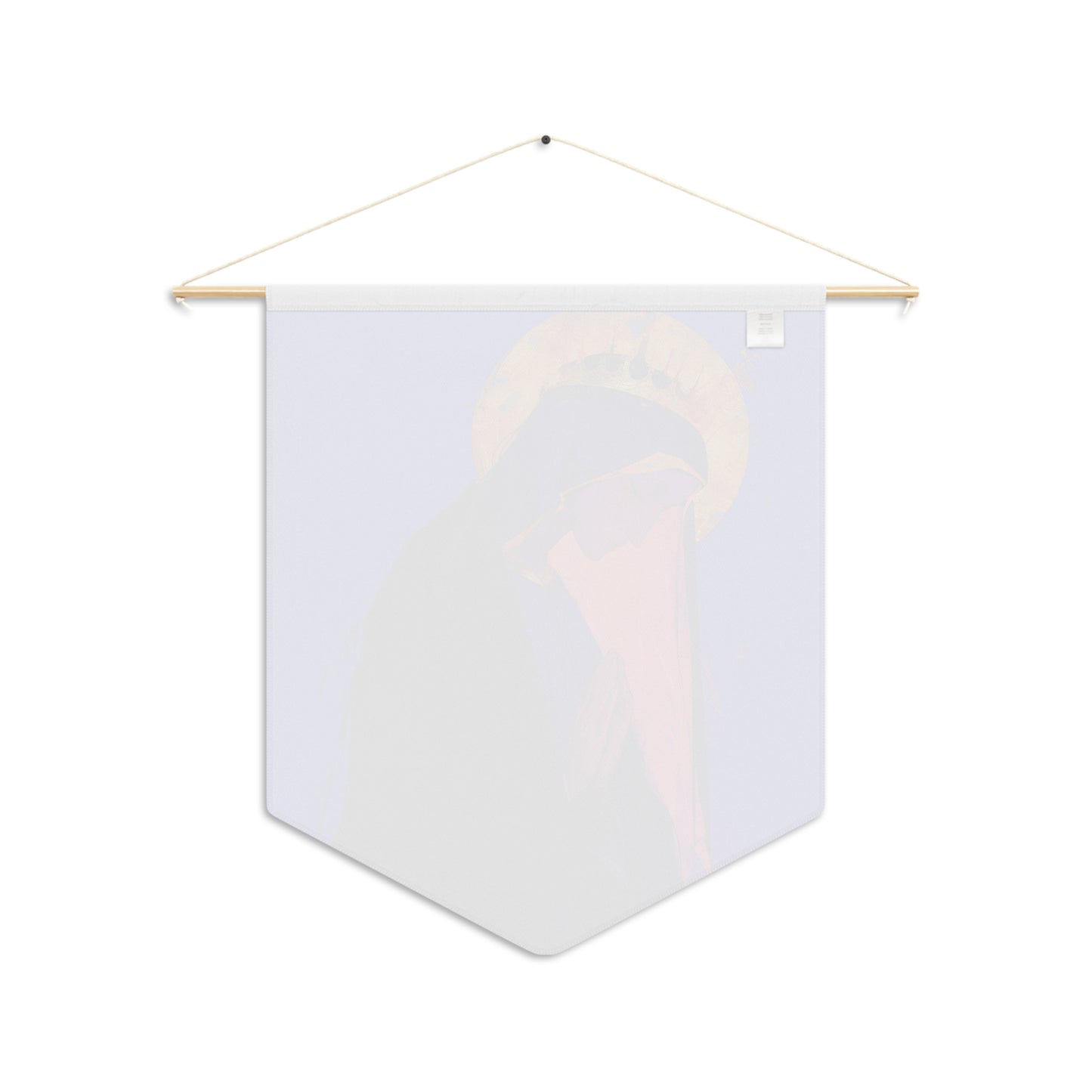 Mary, Mother of God - Blessed Among Women Pennant / Banner / Wall Hanging - Prayer room art - 18" x 21" - Catholic Religious Christian Gift