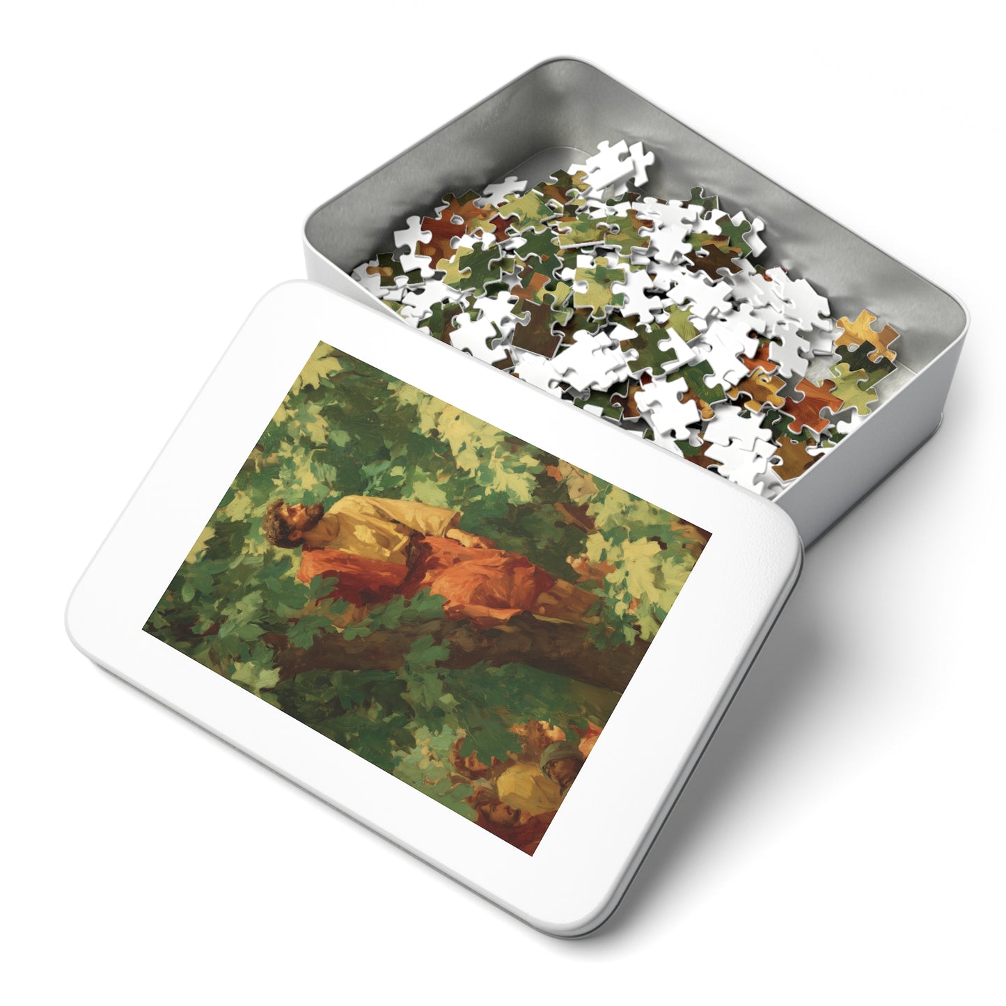 Zacchaeus - Puzzle & Keepsake Tin - Religious Jigsaw Puzzle (30, 110, 252, 500,1000-Piece)