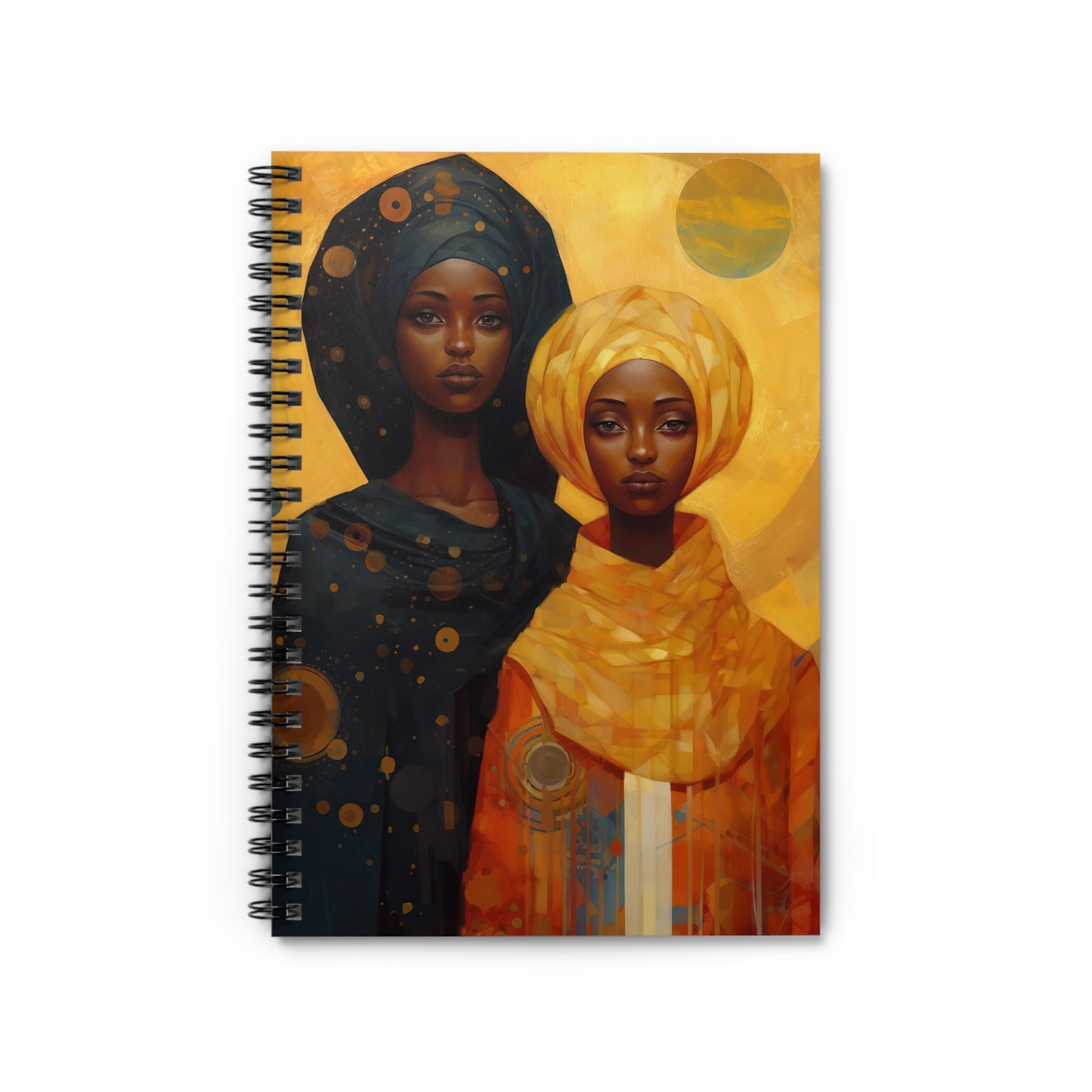 Saint Perpetua and Saint Felicity Journal - Sanctified Souls Art - Religious Based Notebook - Spiral Notebook - Ruled Line