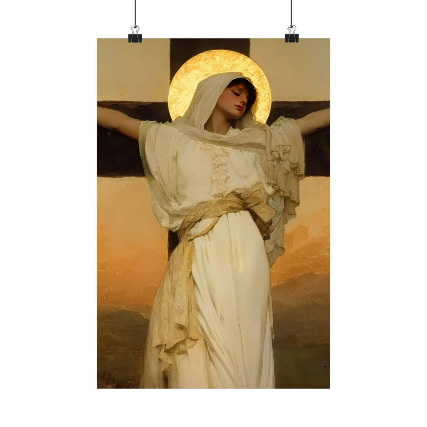 Saint Julia of Carthage Poster Print - Sanctified Souls Print - Multiple Sizes - Premium Posters - Catholic Art for your home