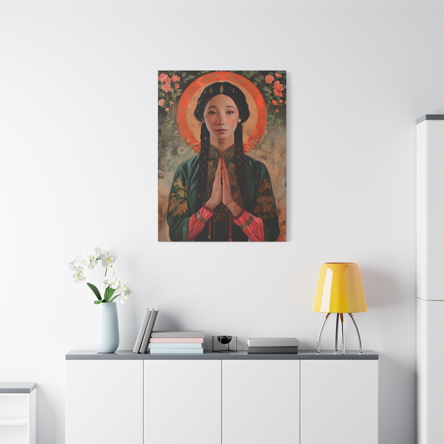 Saint Anna Wang - Museum Wrapped Canvas - Sanctified Souls Print - Art for your Home - Religious Art -  Martyr of China