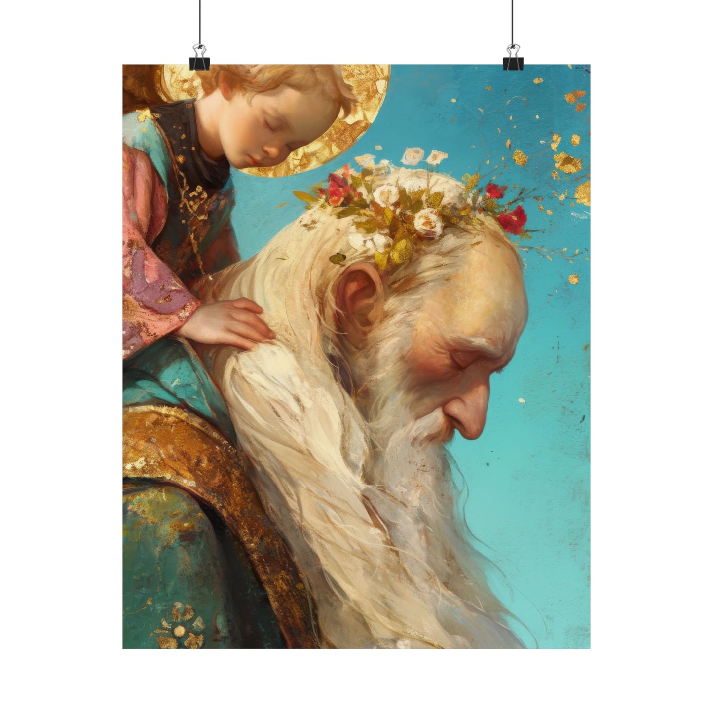 Saint Alexis Falconieri - Sanctified Souls Print - Multiple Sizes - Premium Posters - Catholic Art - Christian Home Decor Artwork