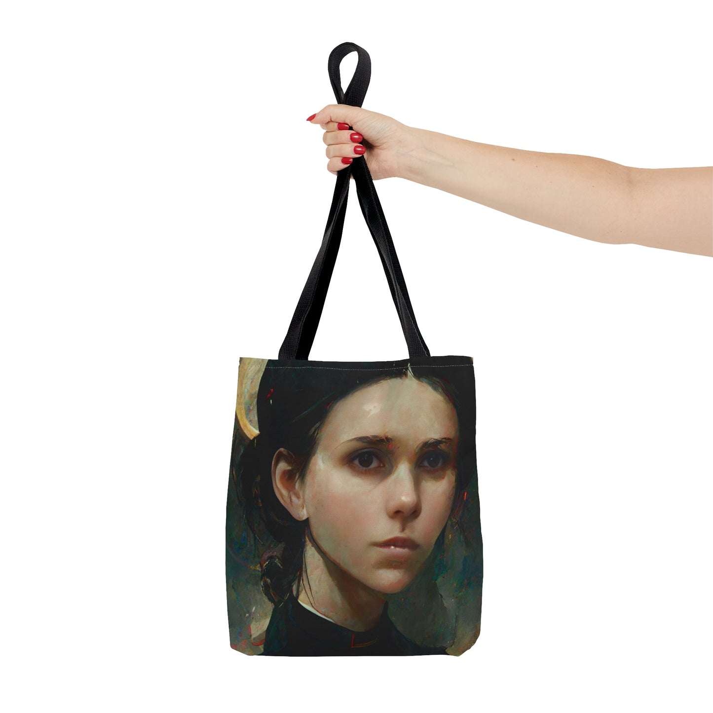 Saint Gemma Galgani Tote Bag - Purse - Three sizes - Large Medium Small Faith Art Bag - Catholic faith carry-all purse - Double Sided
