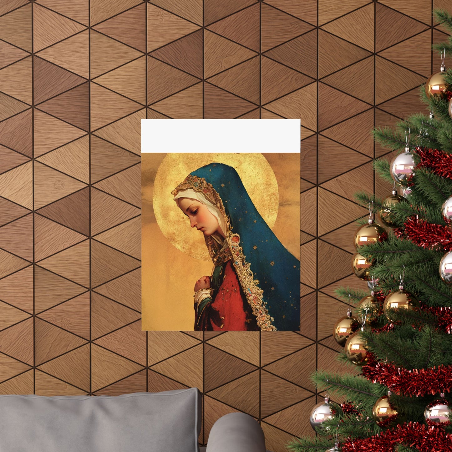Our Lady of Mercy / Our Lady of Ransom -  Catholic Art - Multiple Sizes - Premium Posters - Catholic Art - Christian Home - Mother Mary
