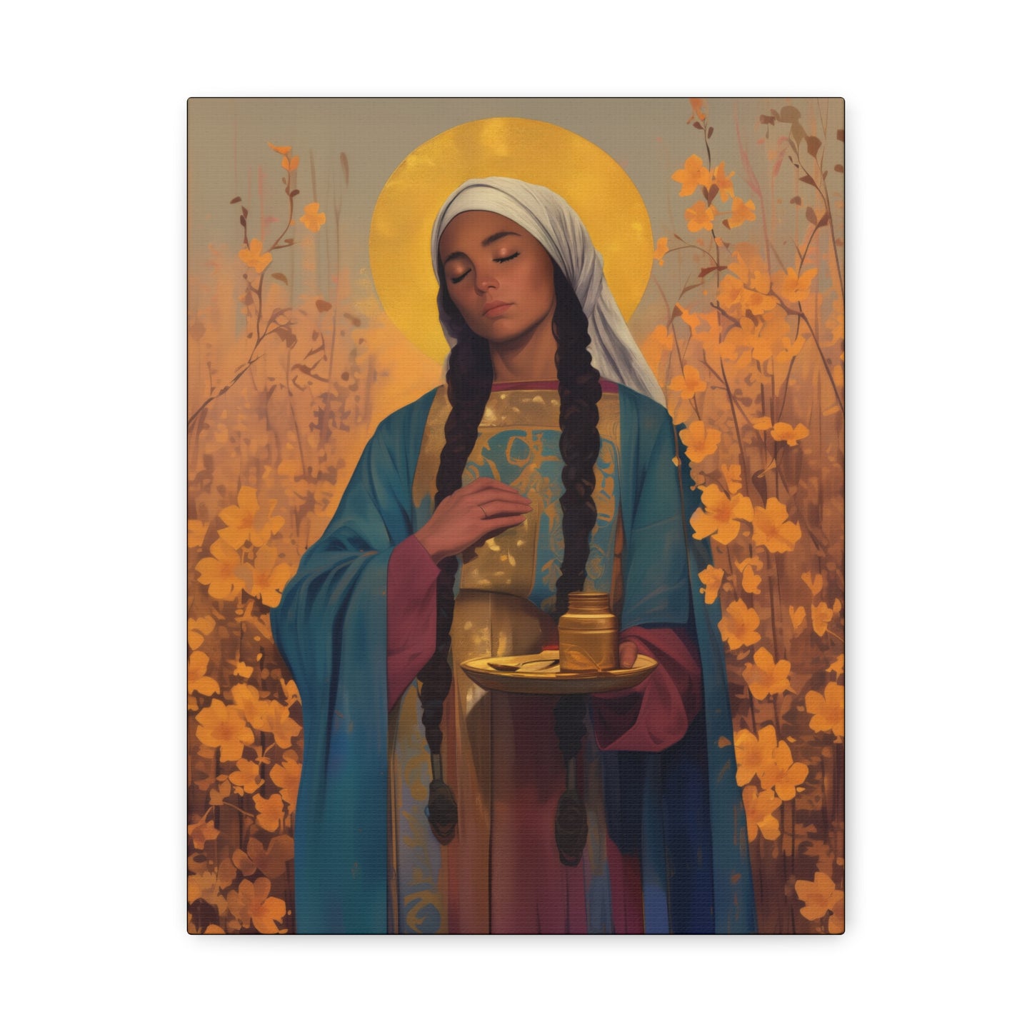 Saint Hermione of Ephesus - Gallery Wrapped Canvas - Print - Religious Art for your Home - Catholic Art Print