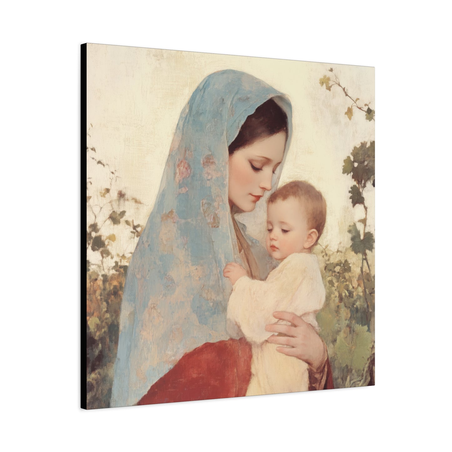 Our Lady of the Grapes / Out Lady of the Harvest - Gallery Wrapped Canvas - Print - Religious Art for your Home - Catholic Art