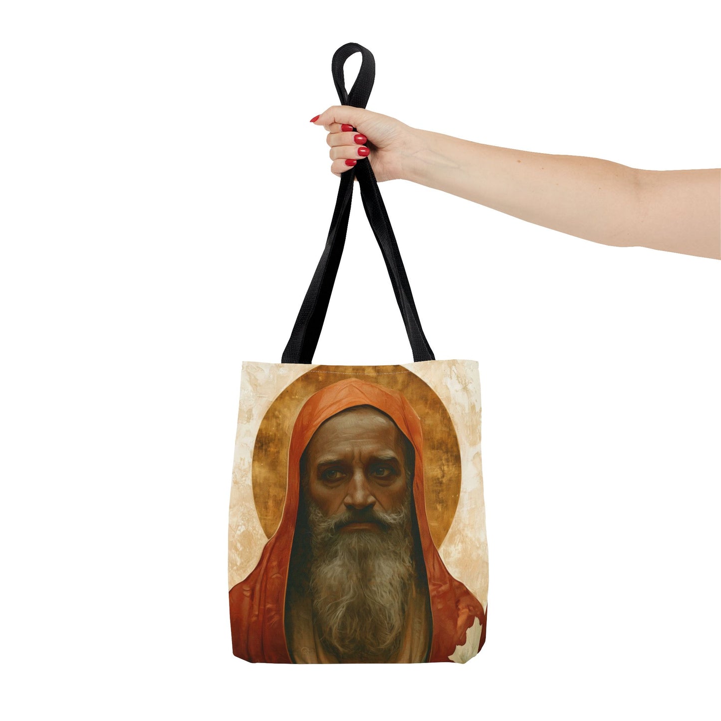 Saint Augustine of Hippo Tote Bag - Large Medium Small Faith Art Bag - Catholic Faith Purse - Religious