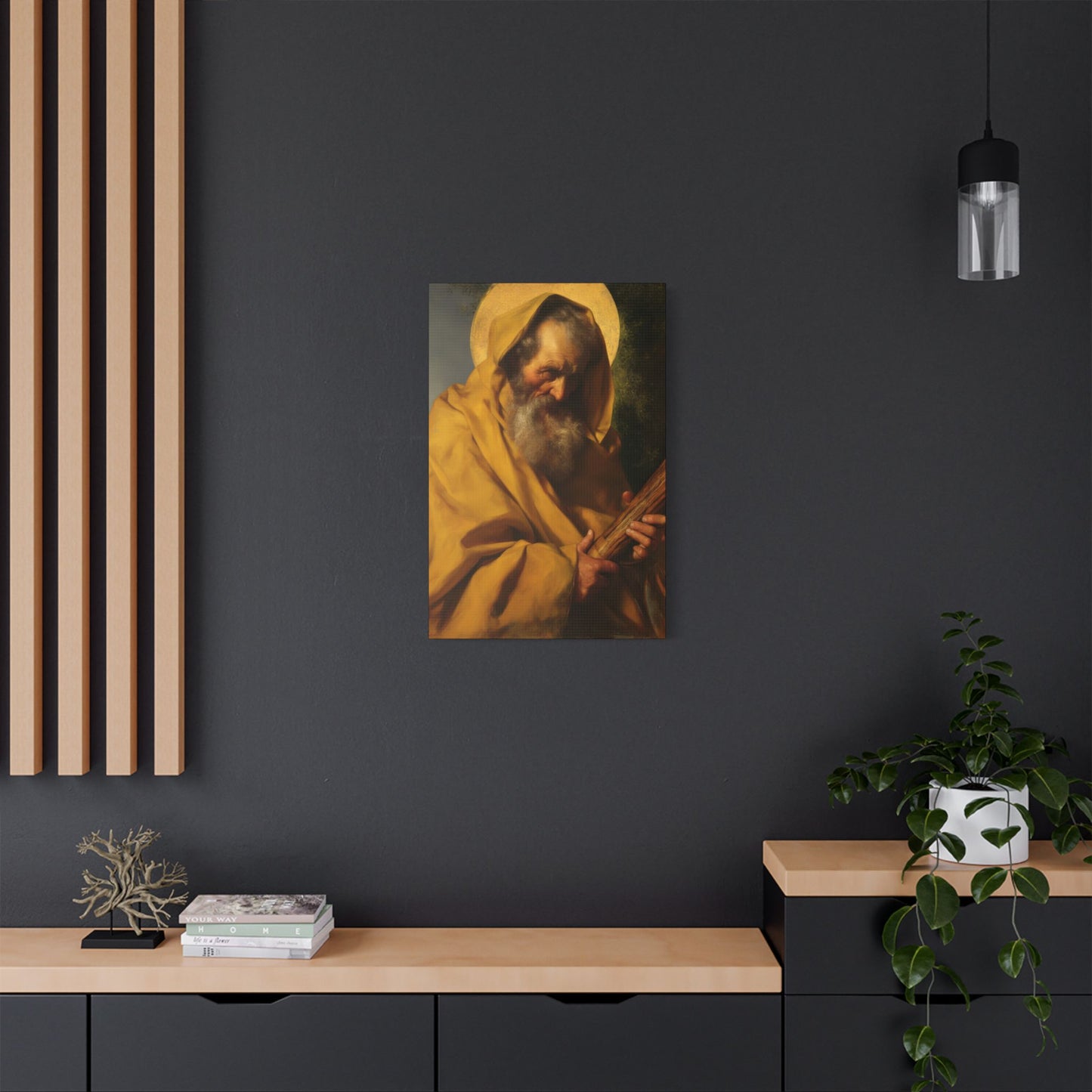 Saint James the Lesser - Apostle - Museum Wrapped Canvas - Print - Religious Art for your Home - Christian print - Prayer Room - Catholic