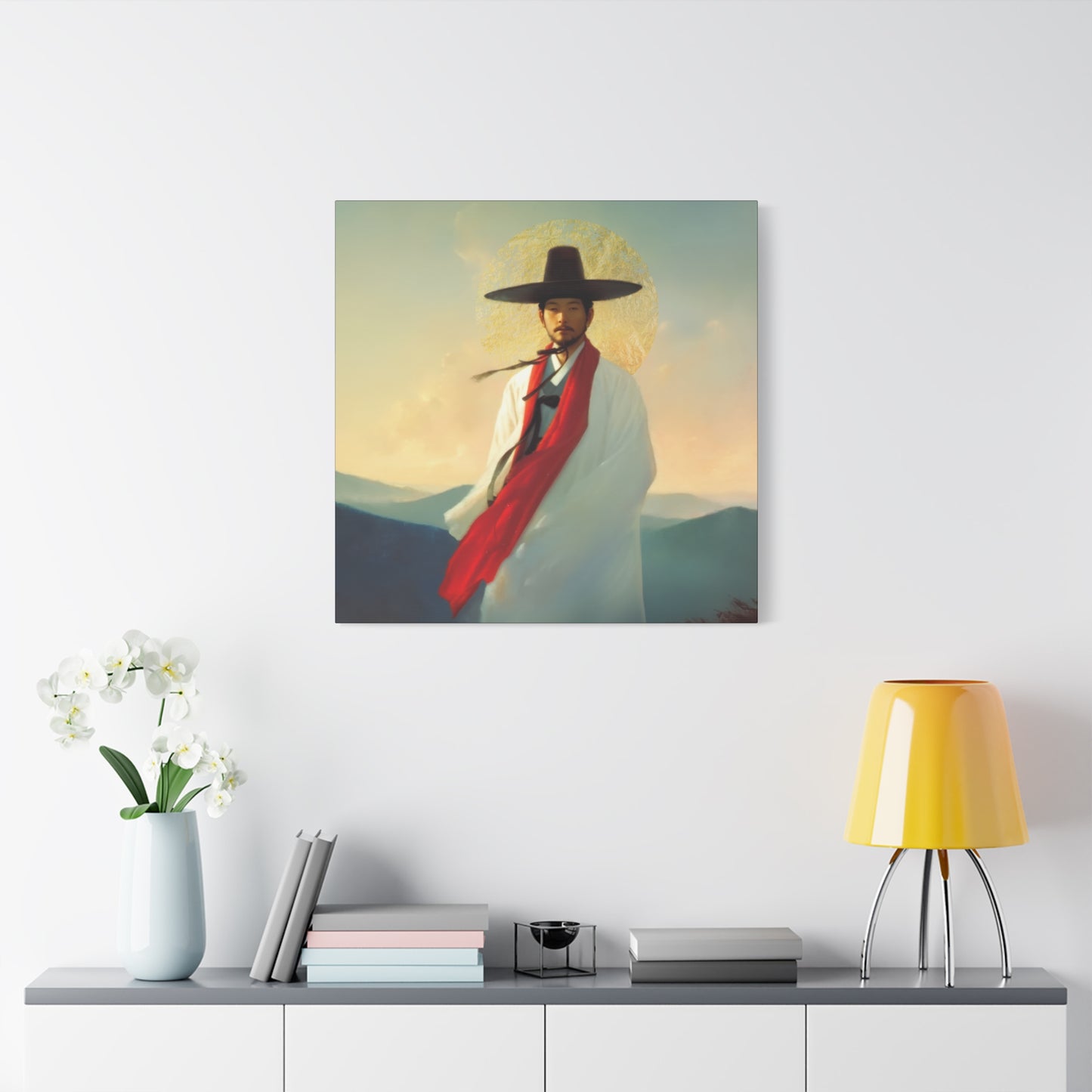 Saint Andrew Kim Taegon - Multiple Sizes - Catholic Home art - Museum Wrapped Canvas - Sanctified Souls Print - Martyr Saint