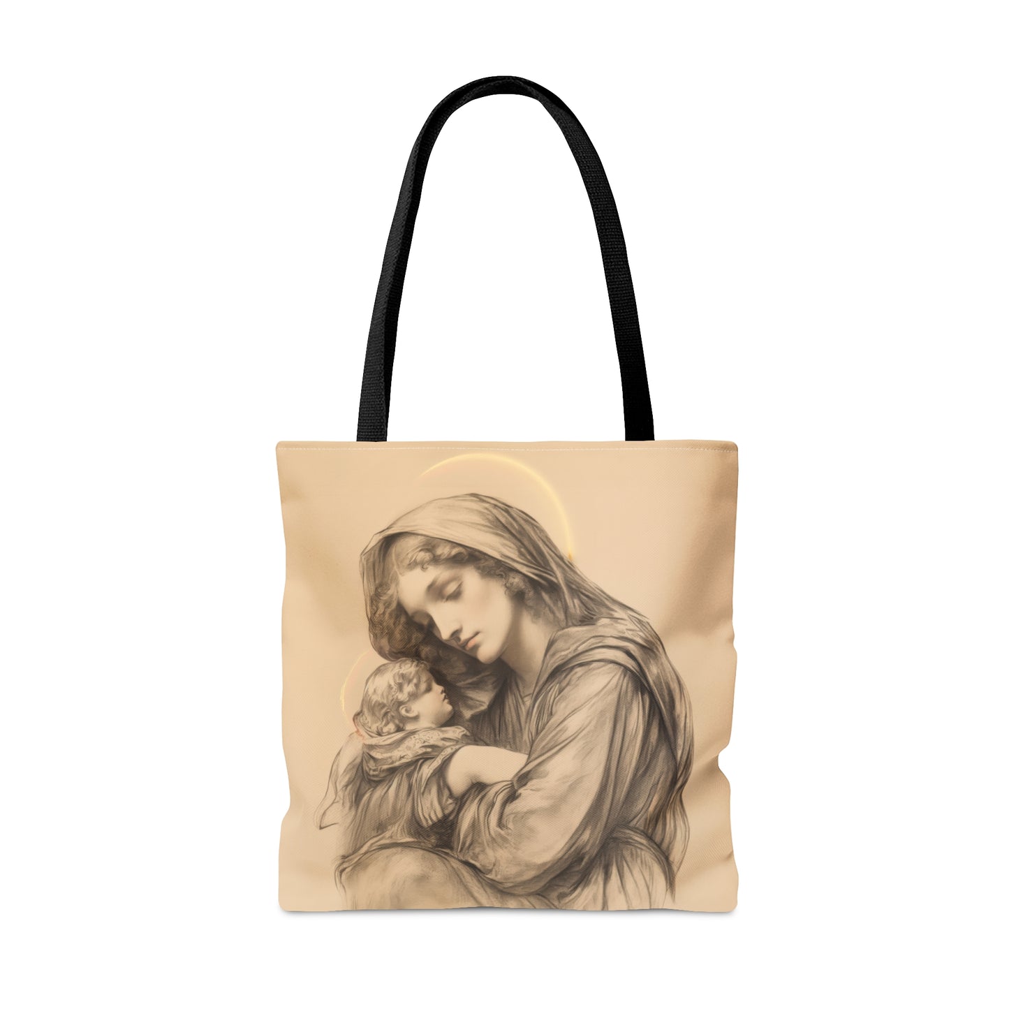 Grace Unveiled - The Nativity of the Virgin Mary Tote Bag - Large Medium Small Faith Art Bag - Catholic Faith Purse - Religious - Bible Bag