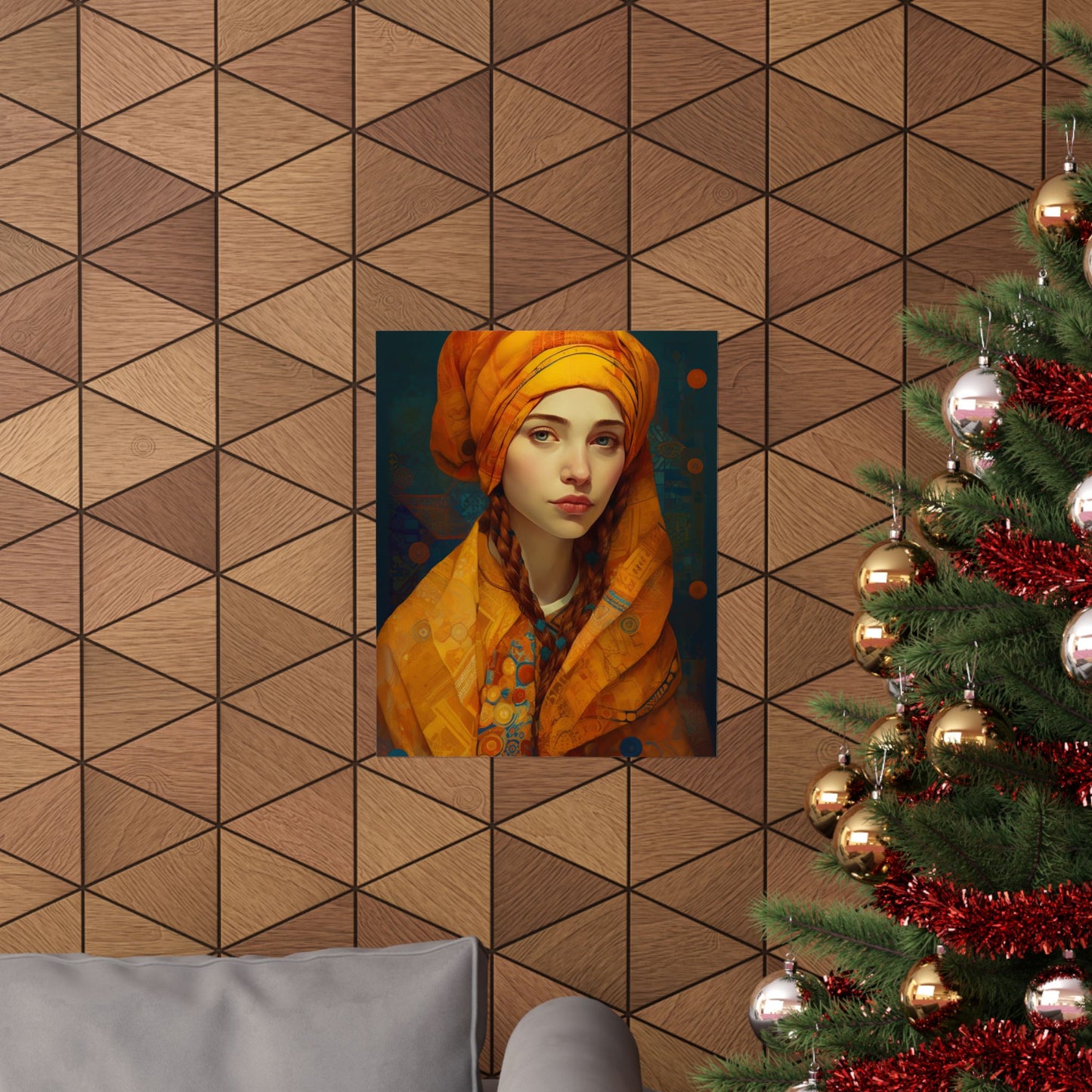 Saint Genevieve - Sanctified Souls Print - Multiple Sizes - Premium Matte Vertical Posters