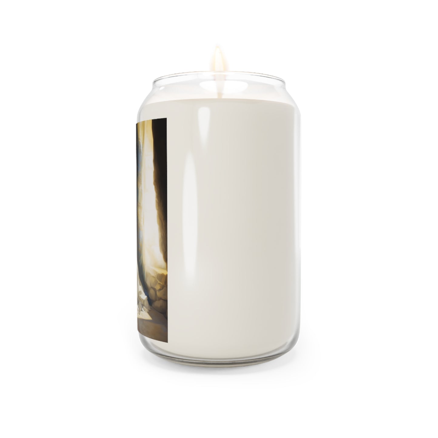 Mary's Yes - Quiet Fiat - Mother Mary - Marian Art - Scented Prayer Candle, 13.75oz - Tall Size - Religious Prayer Candle