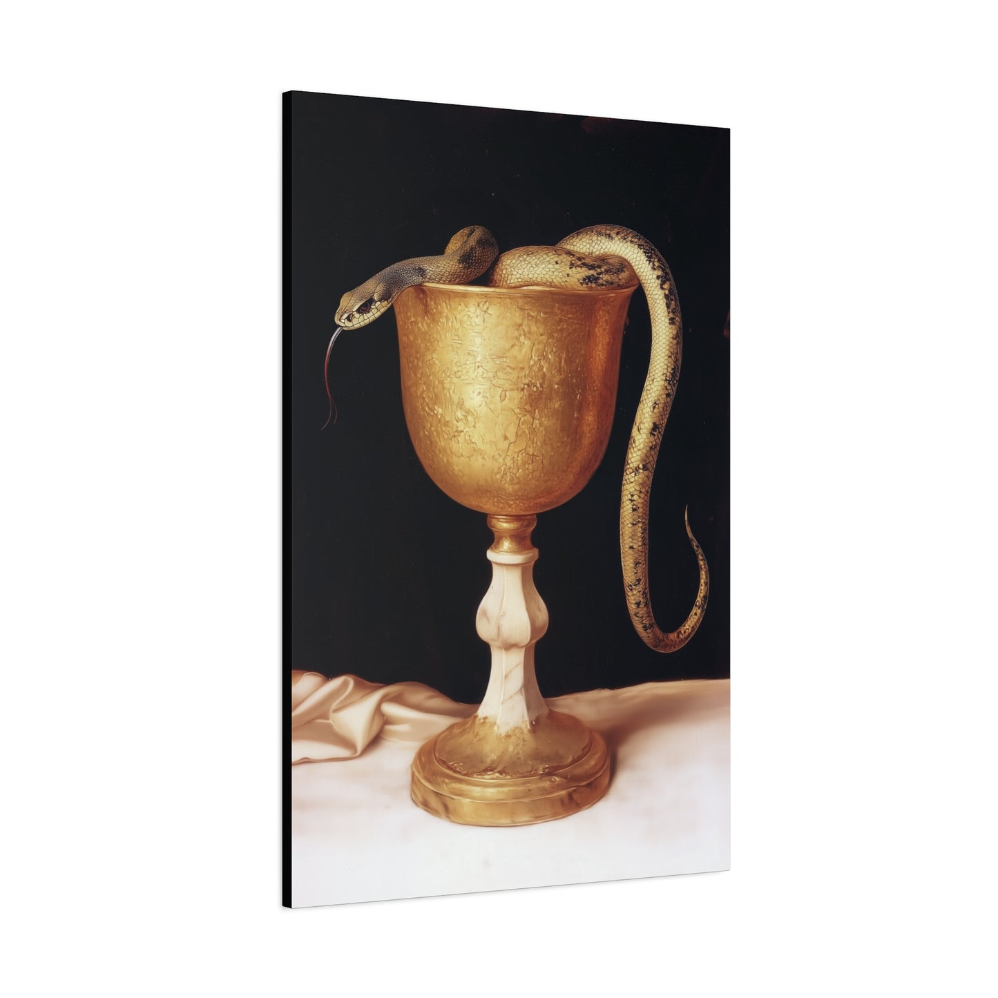 Saint John's Chalice - Gallery Wrapped Canvas - Print - Religious Art for your Home - Catholic