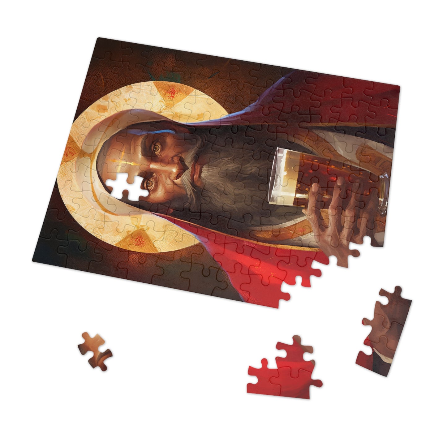 Saint Augustine of Hippo - Puzzle and Keepsake Tin - Religious Jigsaw Puzzle (30, 110, 252, 500,1000-Piece) - Religious Puzzle
