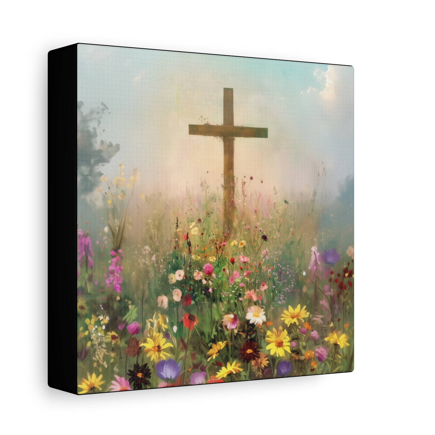 The Cross That Called the Earth to Life - Gallery Wrapped Canvas - Print - Religious Art for your Home - Catholic