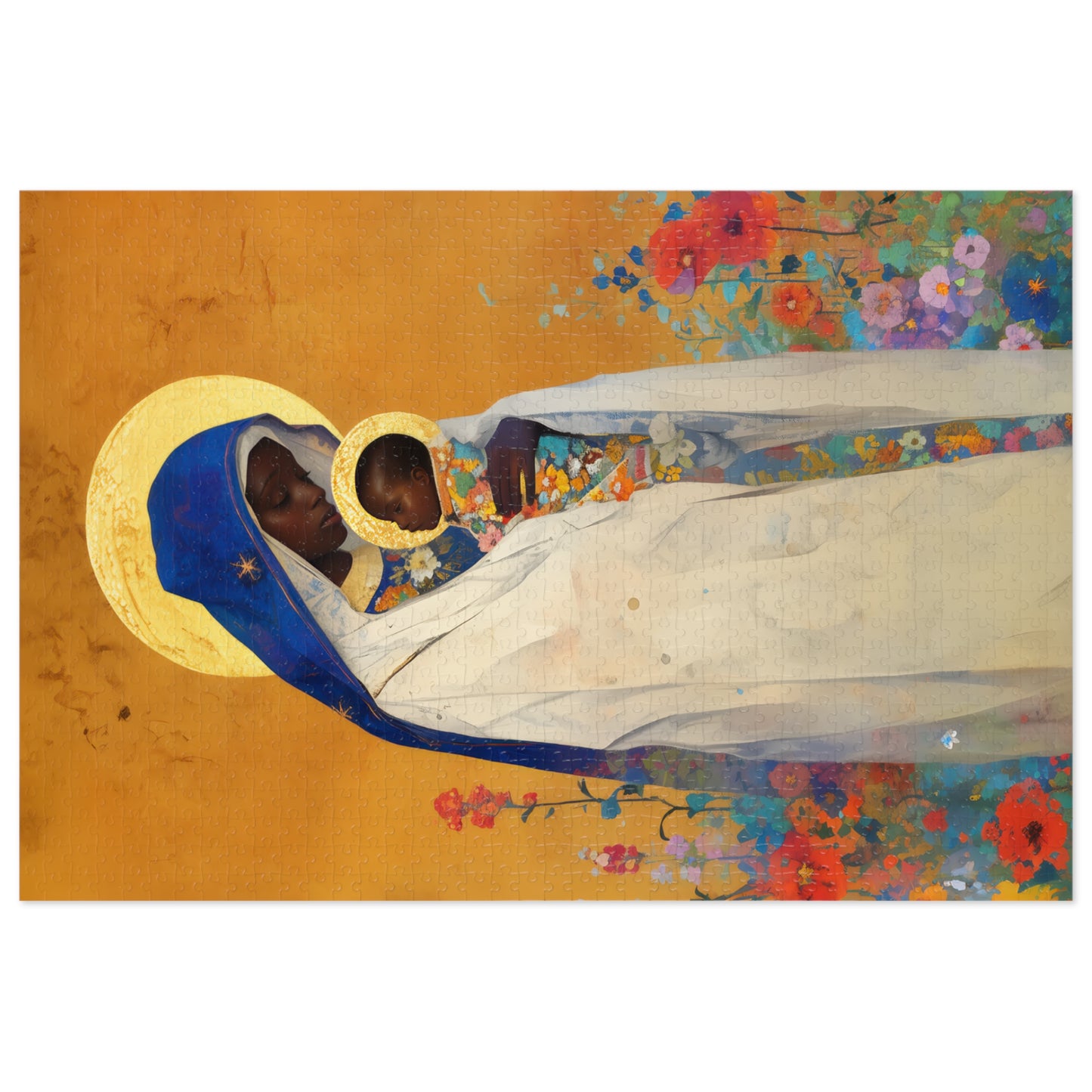 The Divine Embrace- Our Lady of Kibeho's Love - Puzzle and Keepsake Tin - Religious (30, 110, 252, 500,1000) - Religious Puzzle - Religious