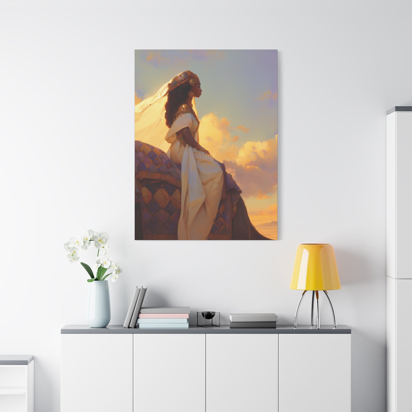 Queen of Sheba - Gallery Wrapped Canvas - Print - Religious Art for your Home - Catholic Art