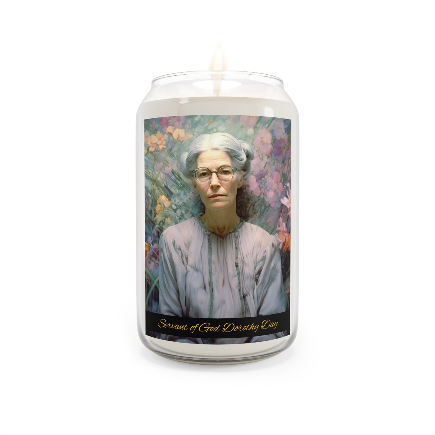 Servant of God Dorothy Day - Scented Prayer Candle, 13.75oz -  Candle - Catholic Art - prayer room Scented Candle - Catholic Saint Art