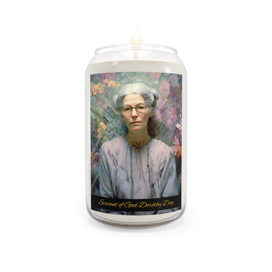 Servant of God Dorothy Day - Scented Prayer Candle, 13.75oz -  Candle - Catholic Art - prayer room Scented Candle - Catholic Saint Art