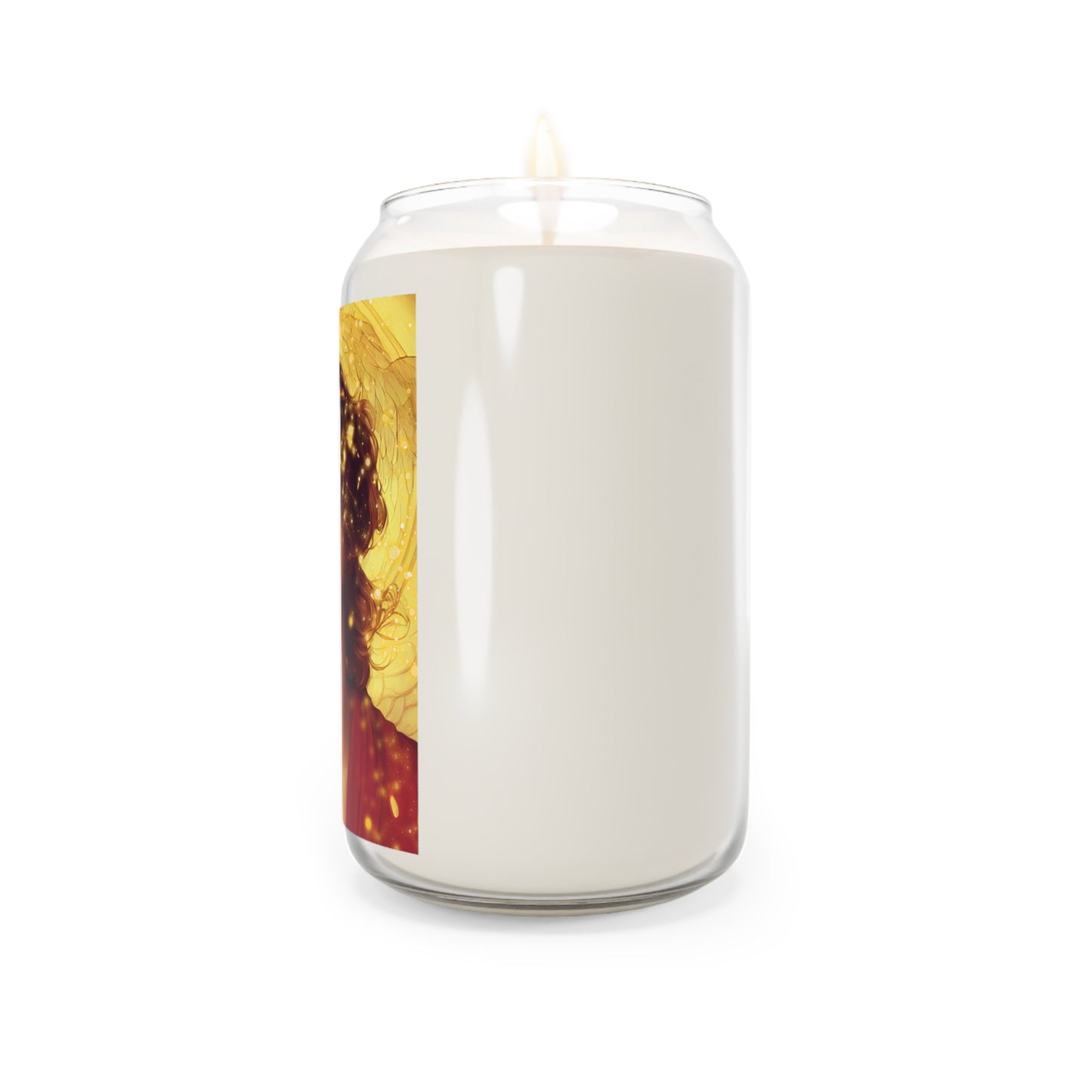 The Archangel Gabriel Candle  - Scented Candle, 13.75oz - Religious Prayer Candle - Guardian Angel artwork - Divine Inspired Angel Magic