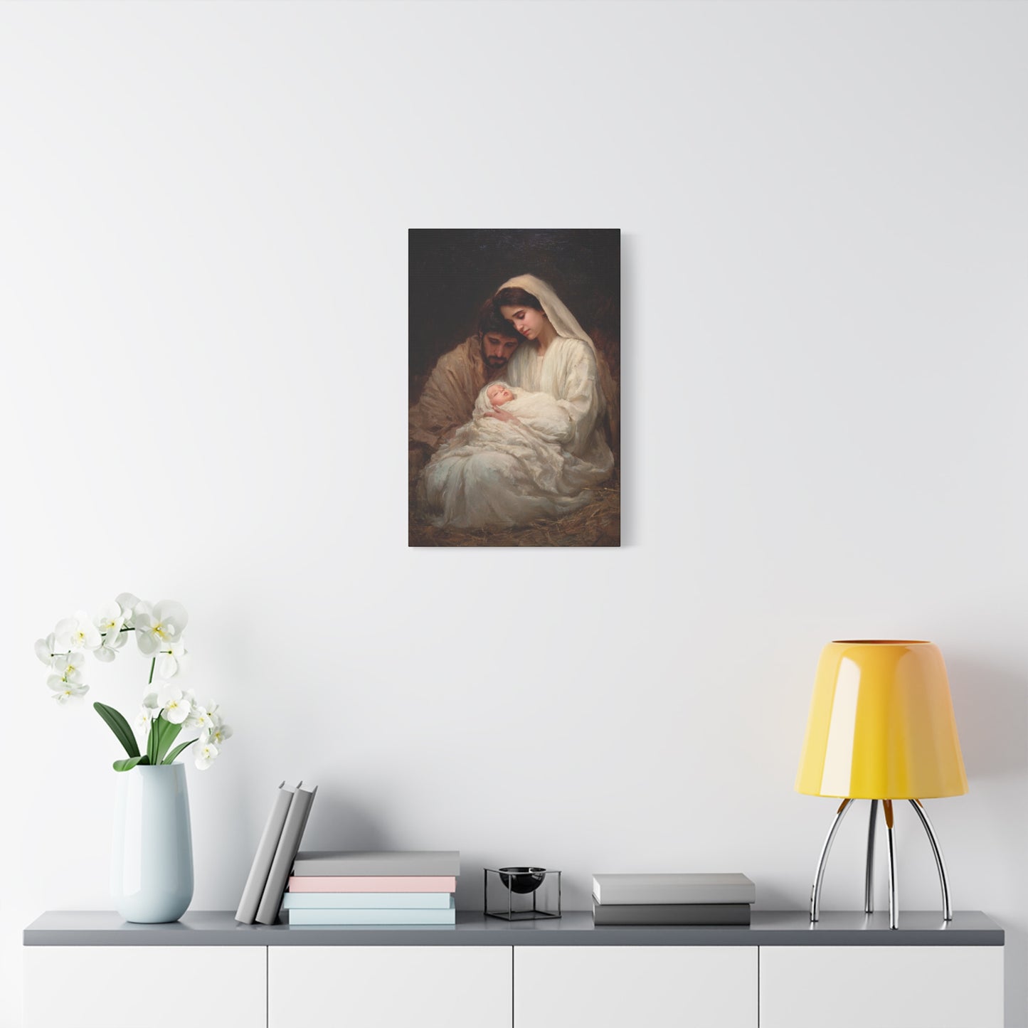The Quiet Kingdom of the Holy Family - Gallery Wrapped Canvas - Print - Religious Art for your Home - Catholic