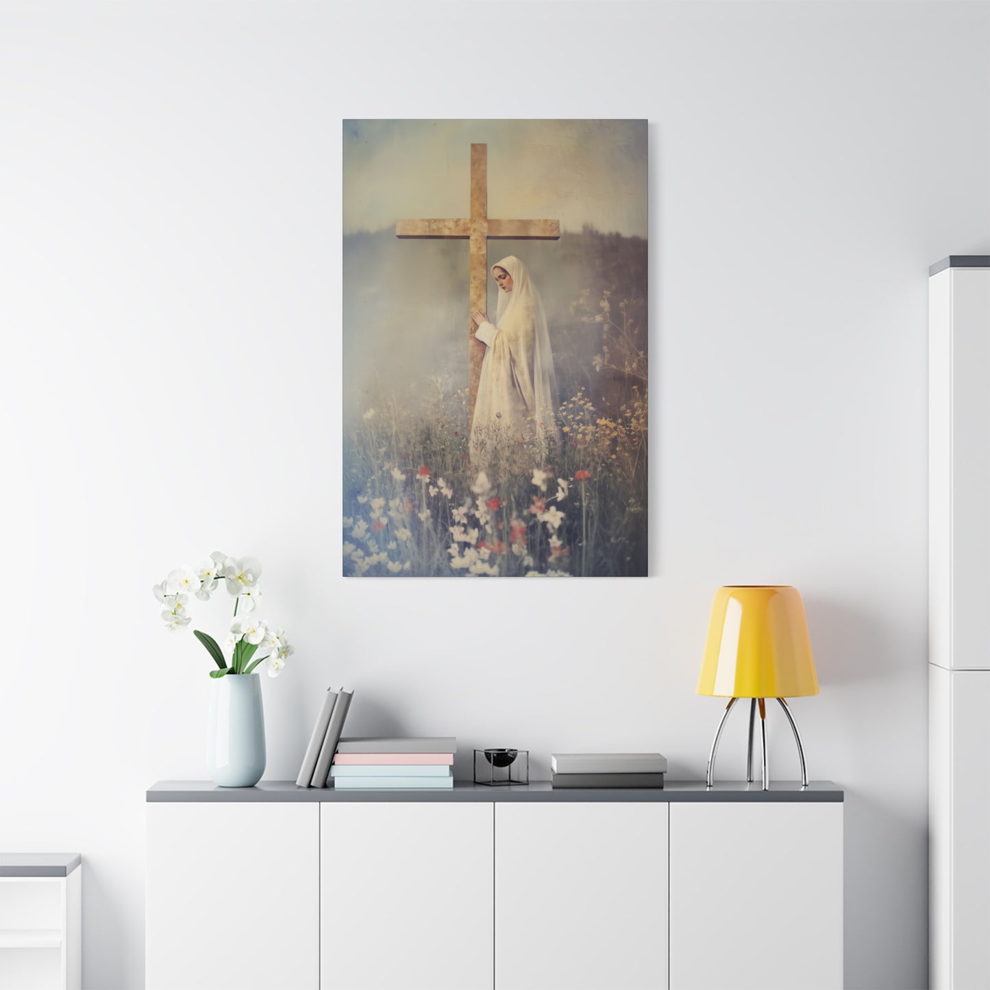 The Feast of the Exaltation of the Holy Cross - Multiple Sizes - Catholic Home art - Museum Wrapped Canvas - Sanctified Souls Print