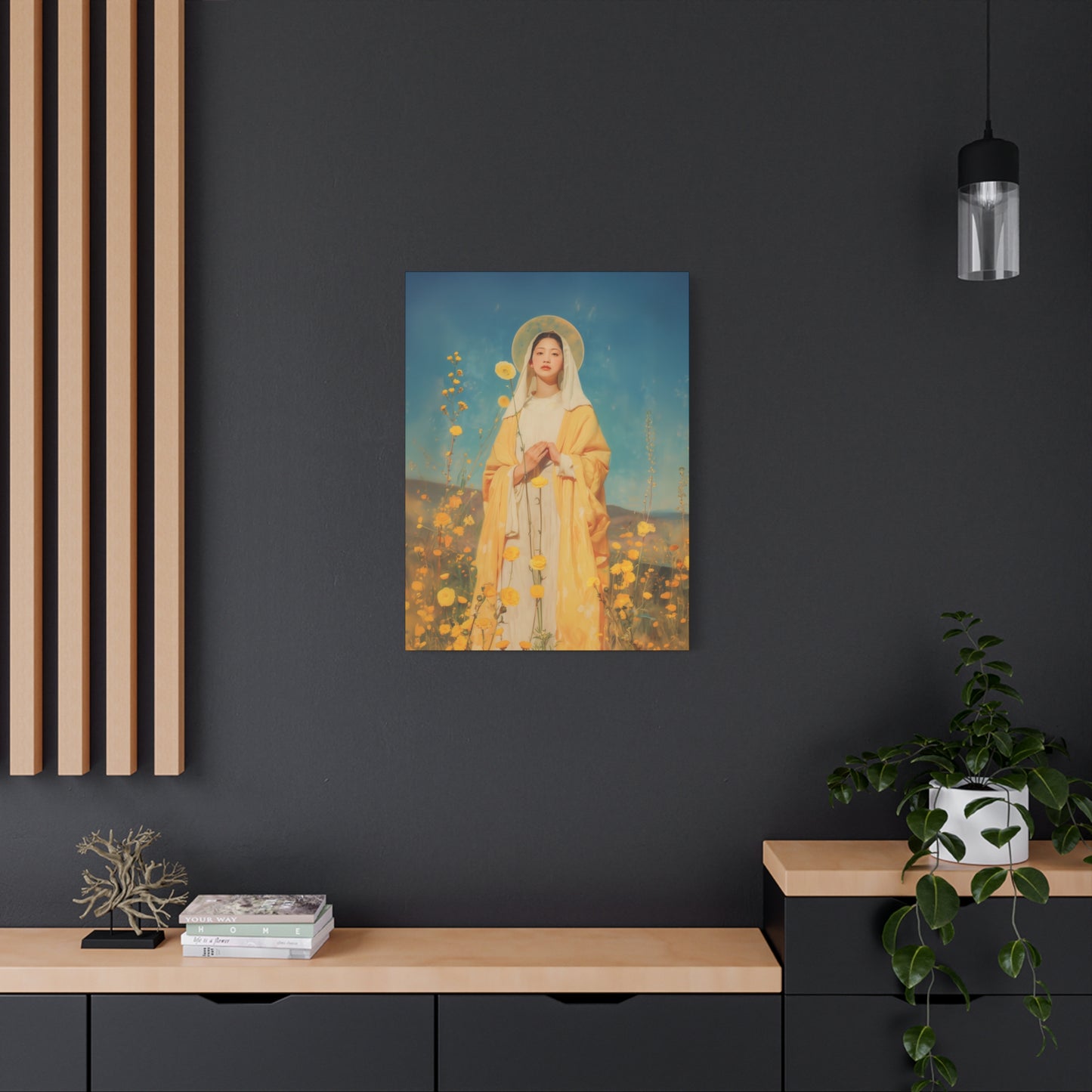 Saint Agatha Lin - Gallery Wrapped Canvas - Print - Religious Art for your Home - Catholic Art