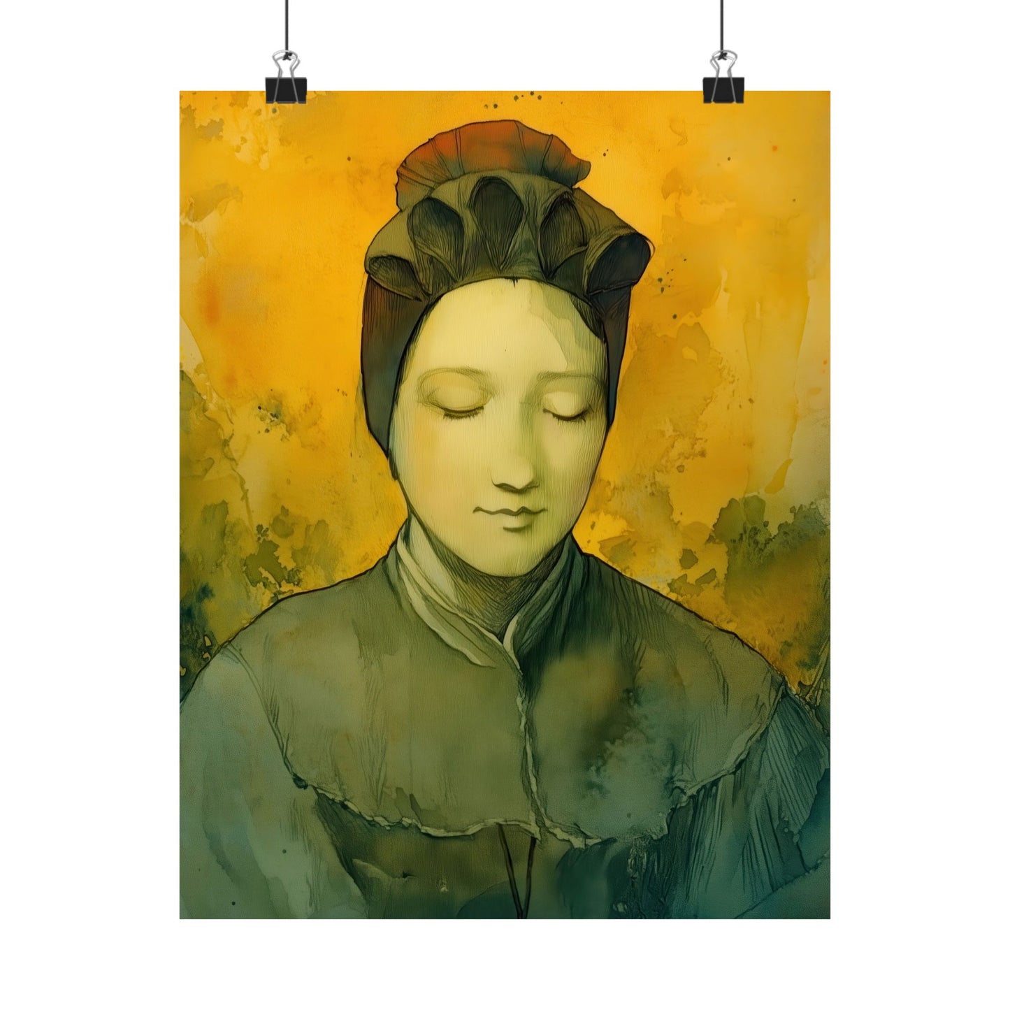 Saint Magdalene of Canossa - Sanctified Souls Print - Multiple Sizes - Premium Matte Vertical Posters - Catholic