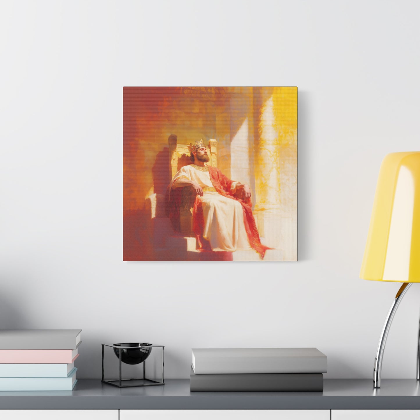 King Solomon: Keeper of God's Understanding - Gallery Wrapped Canvas - Print - Religious Art for your Home - Catholic Art