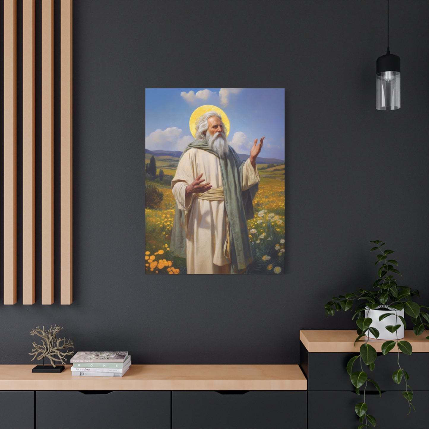 Saint Hilary of Arles - Gallery Wrapped Canvas - Print - Religious Art for your Home - Catholic Art Print
