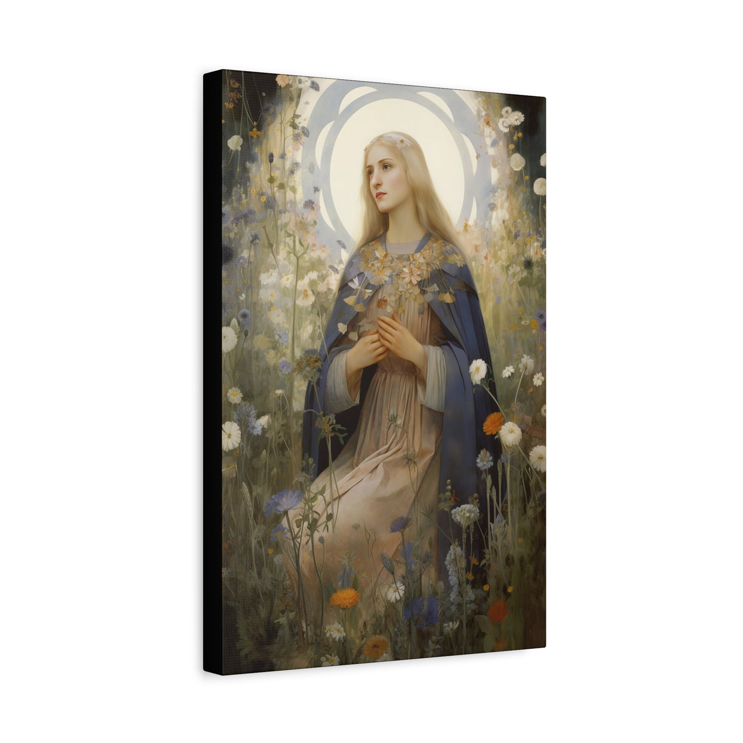 Saint Hildegard of Bingen - Museum Wrapped Canvas - Sanctified Souls Print - Religious Art for your Home
