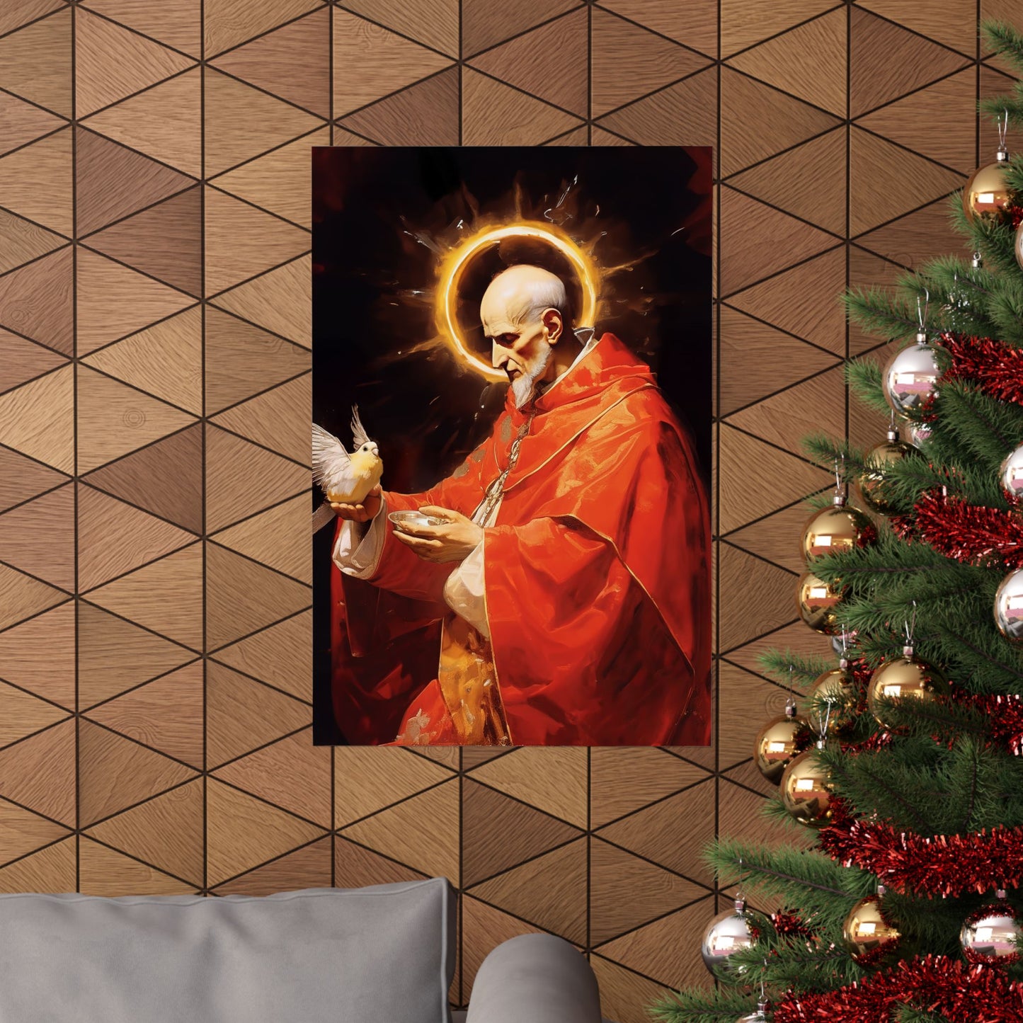 Pope Saint Gregory the Great Print - Sanctified Souls Print - Multiple Sizes - Premium Matte Vertical Posters