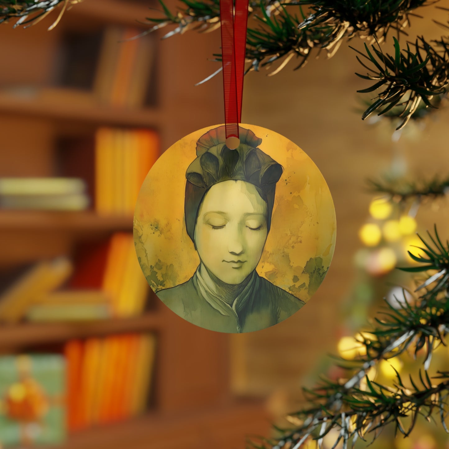 Saint Magdalene of Canossa Ornament - Religious Holiday Christmas Ornament and Keepsake - Double sided Keepsake