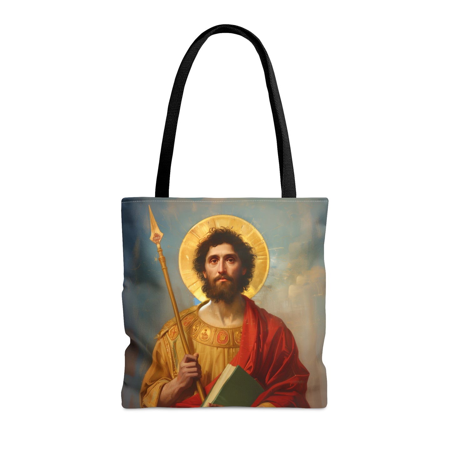 Saint Thomas the Apostle Tote Bag - Large Medium Small Faith Art Bag - Catholic Faith Purse - Religious Carry All Reusable