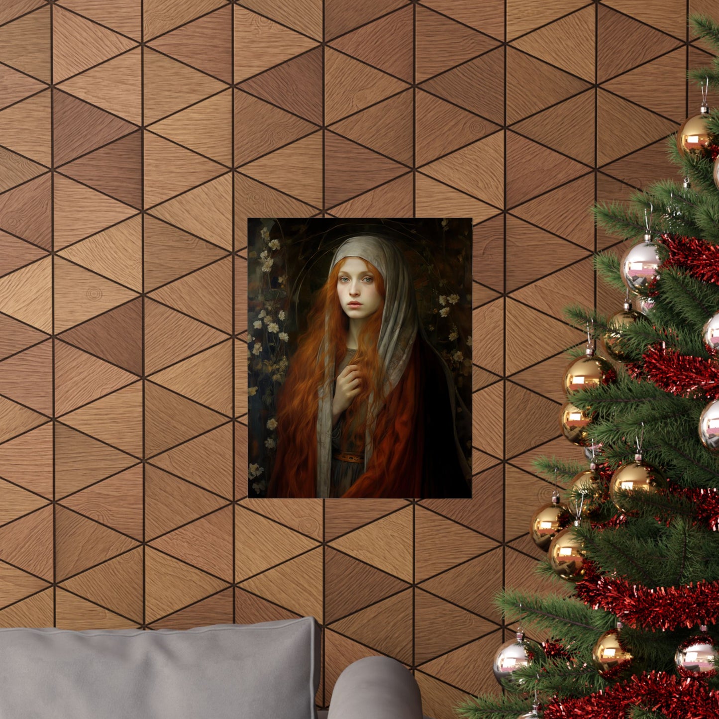 Path to Enlightenment- Mary Magdalene's Awakening Print - Sanctified Souls Print - Multiple Sizes - Premium Matte Vertical Posters