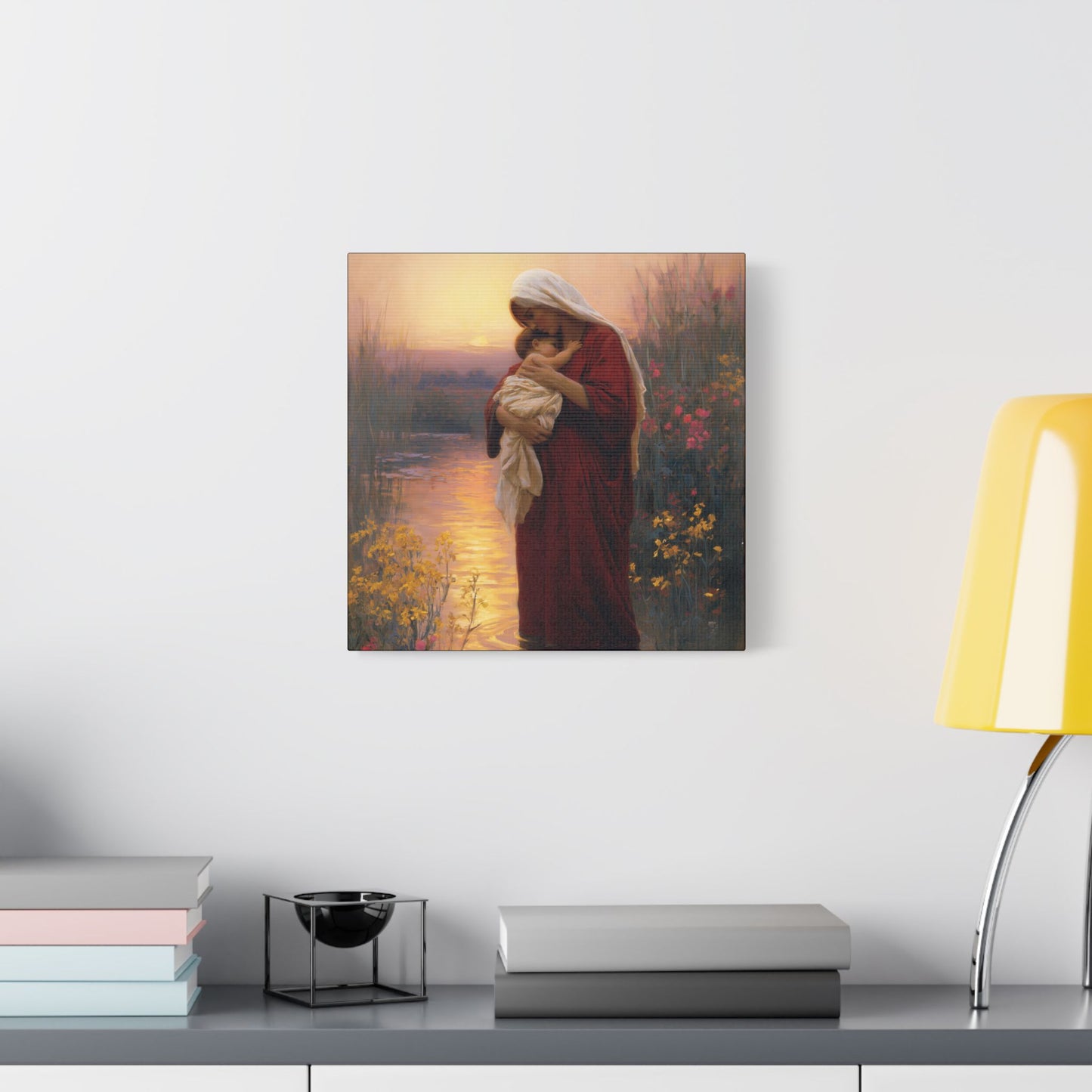 Saint Elizabeth, Mother to John the Baptist -  Museum Wrapped Canvas Print - Multiple Sizes - Catholic Home art Matte Canvas