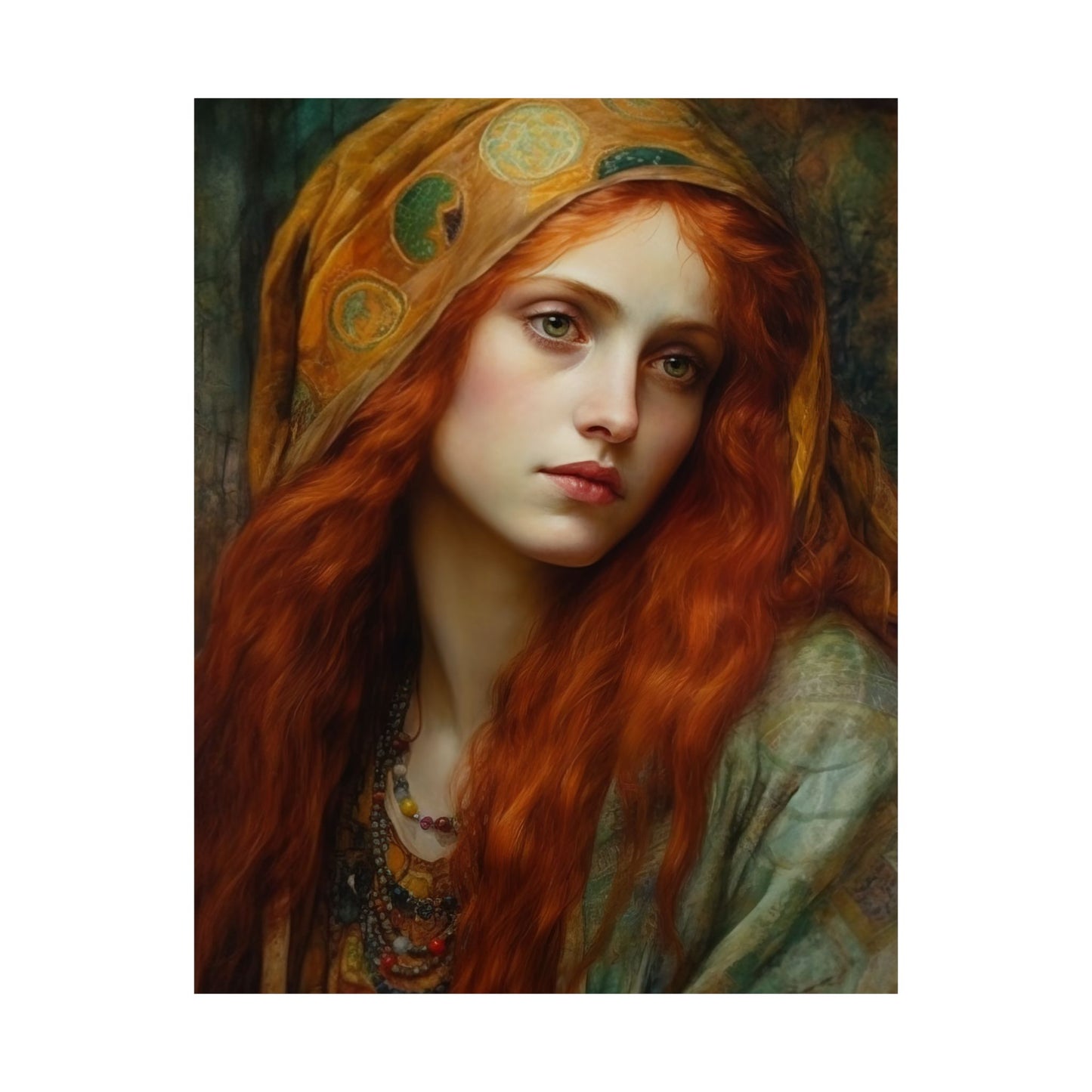 Mary Magdalene's Inner Peace Print - Sanctified Souls Print - Multiple Sizes - Premium Matte Vertical Posters