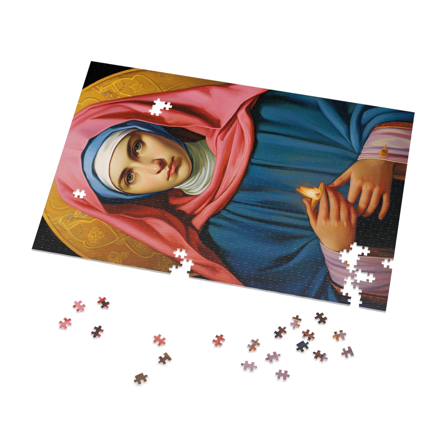 Saint Bernadette - Puzzle and Keepsake Tin - Religious Jigsaw Puzzle (30, 110, 252, 500,1000-Piece) - Religious Puzzle