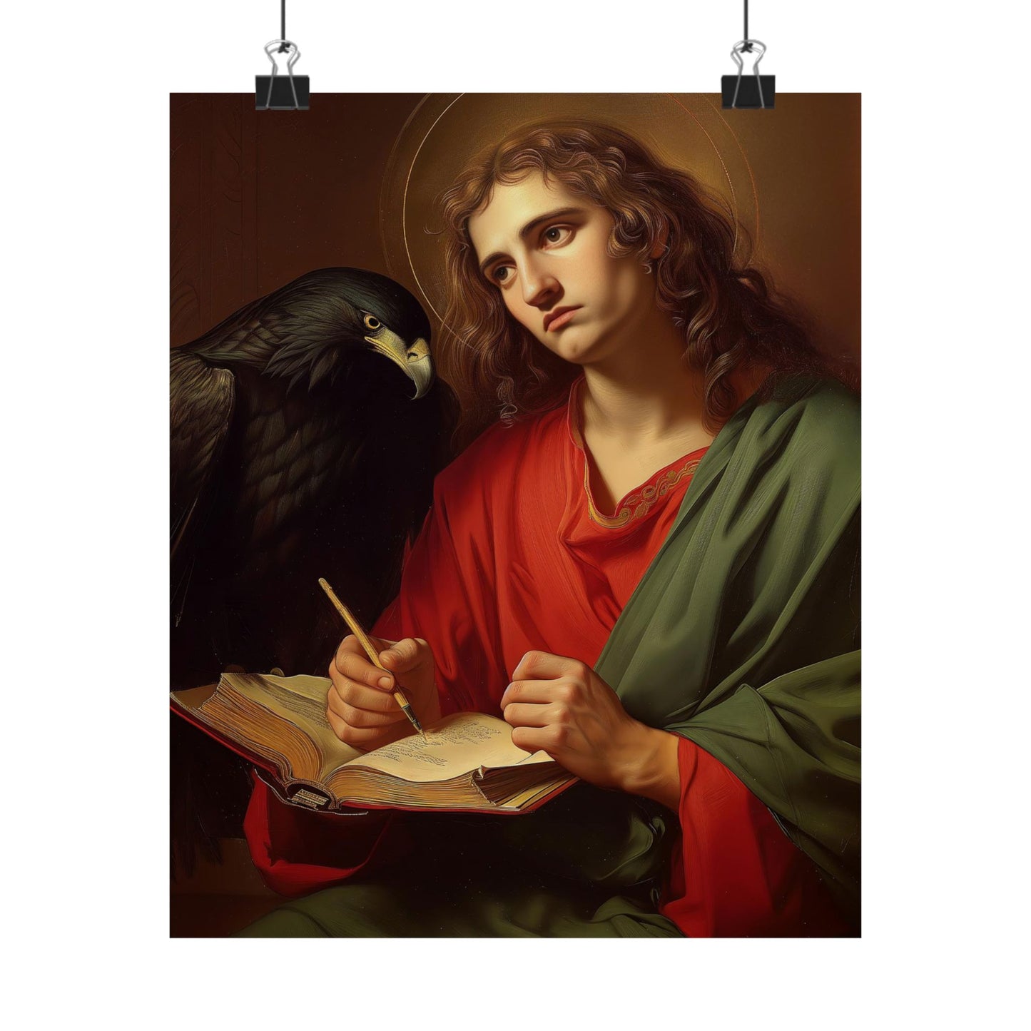 Saint John the Apostle - Sanctified Souls Print - Multiple Sizes - Premium Matte Vertical Posters