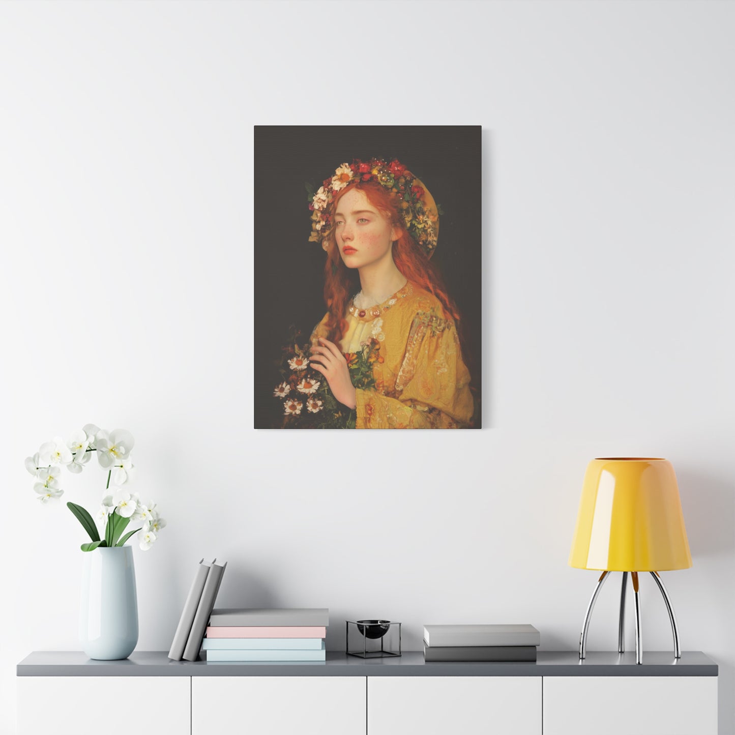 Radiance of Repentance - Mary Magdalene's Renewal - Museum Wrapped Canvas - Print - Religious Art for your Home - Prayer Room - Catholic