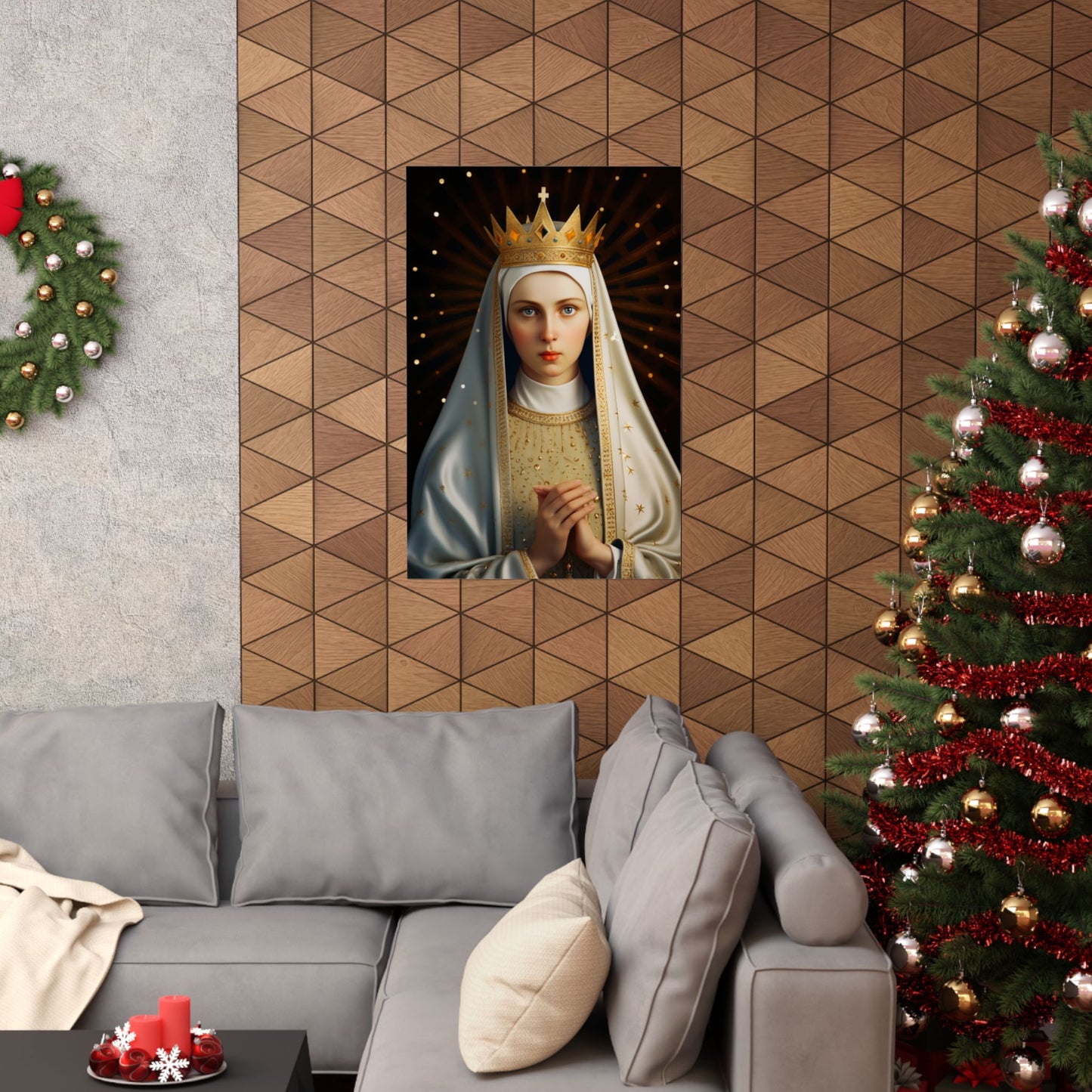 Saint Kinga of Poland - Sanctified Souls Print - Multiple Sizes - Premium Matte Vertical Posters - Catholic Religious Art for the home