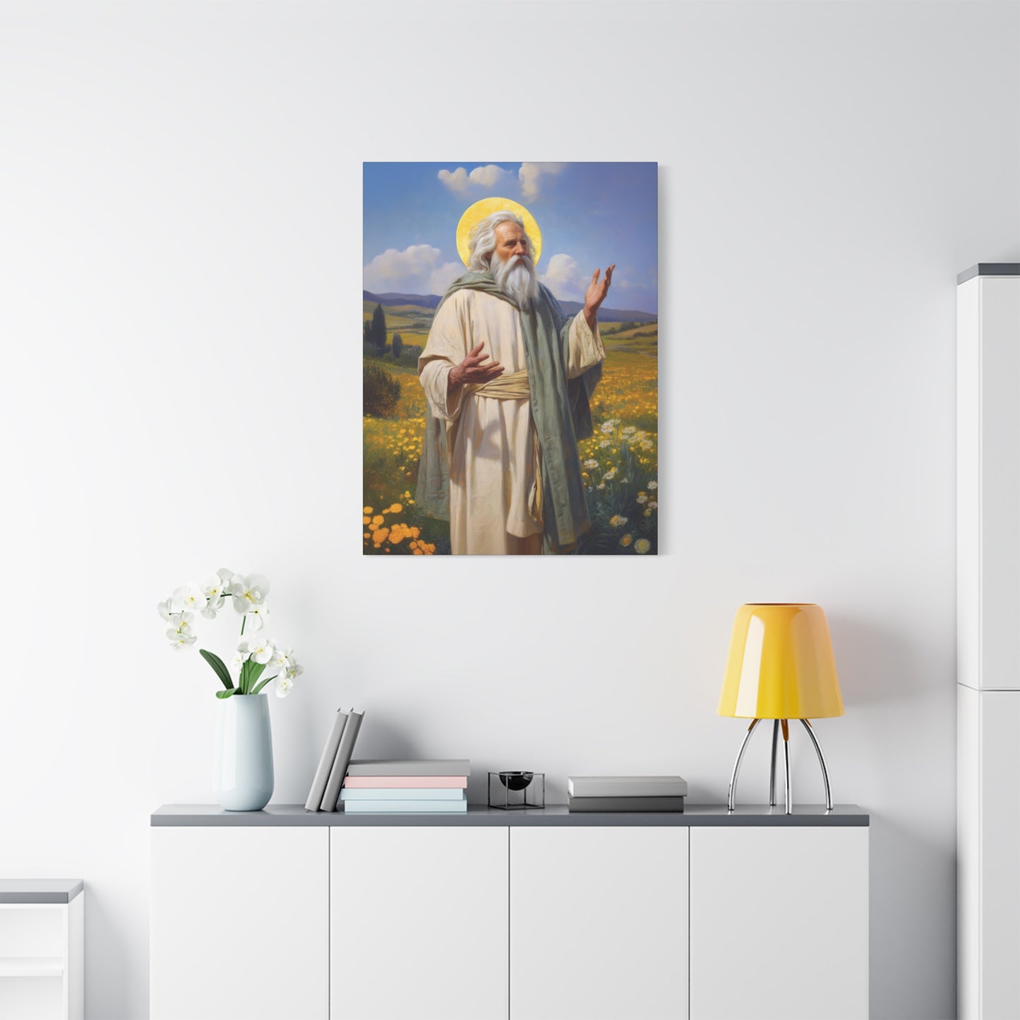 Saint Hilary of Arles - Gallery Wrapped Canvas - Print - Religious Art for your Home - Catholic Art Print
