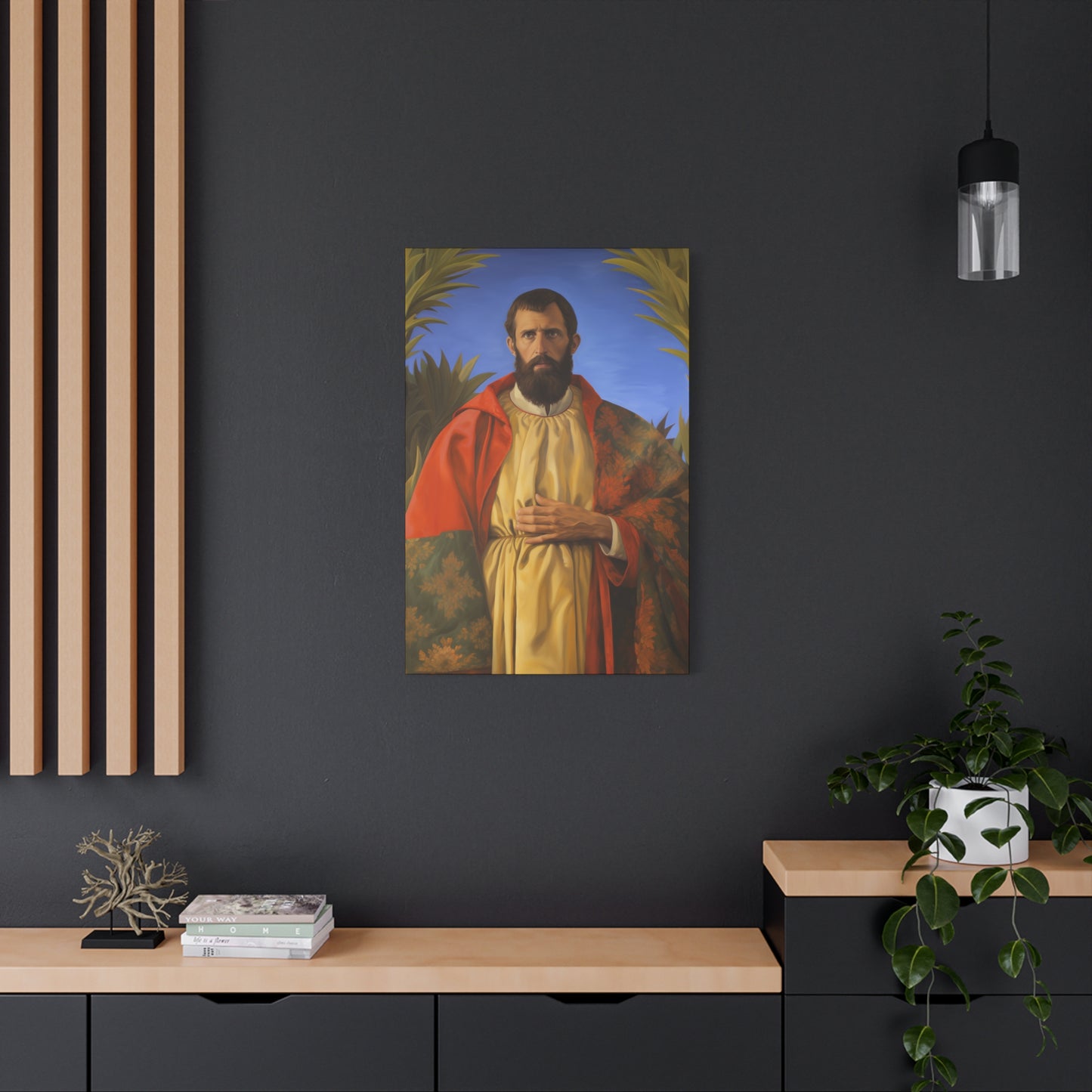 Saint Thomas the Apostle - Museum Wrapped Canvas - Sanctified Souls Print - Religious Art for your Home